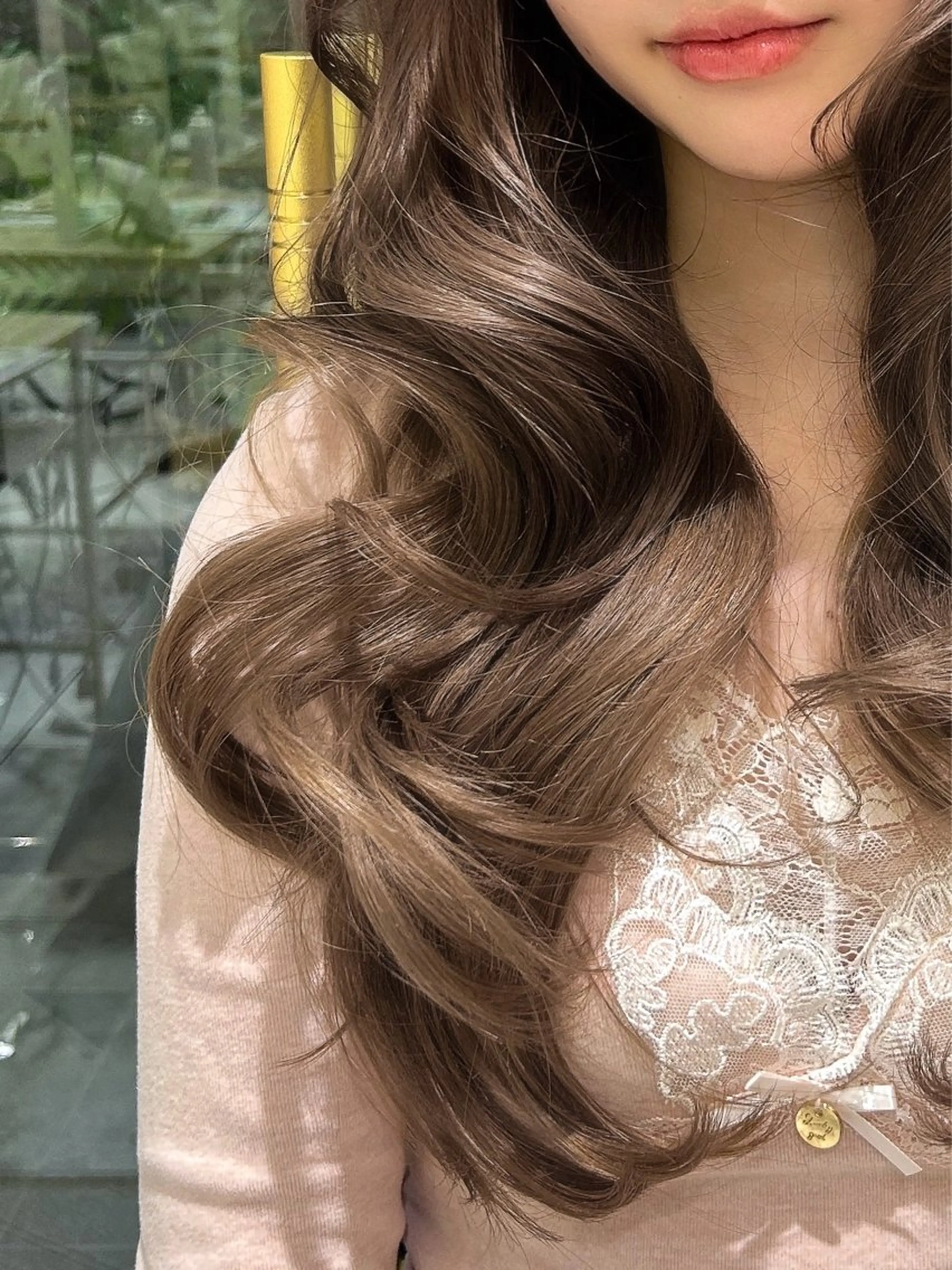 ロング カラー カット ヘアカラー トリートメント 🇰🇷韓国スタイル /束間まつげ🎀ミキのヘアスタイル