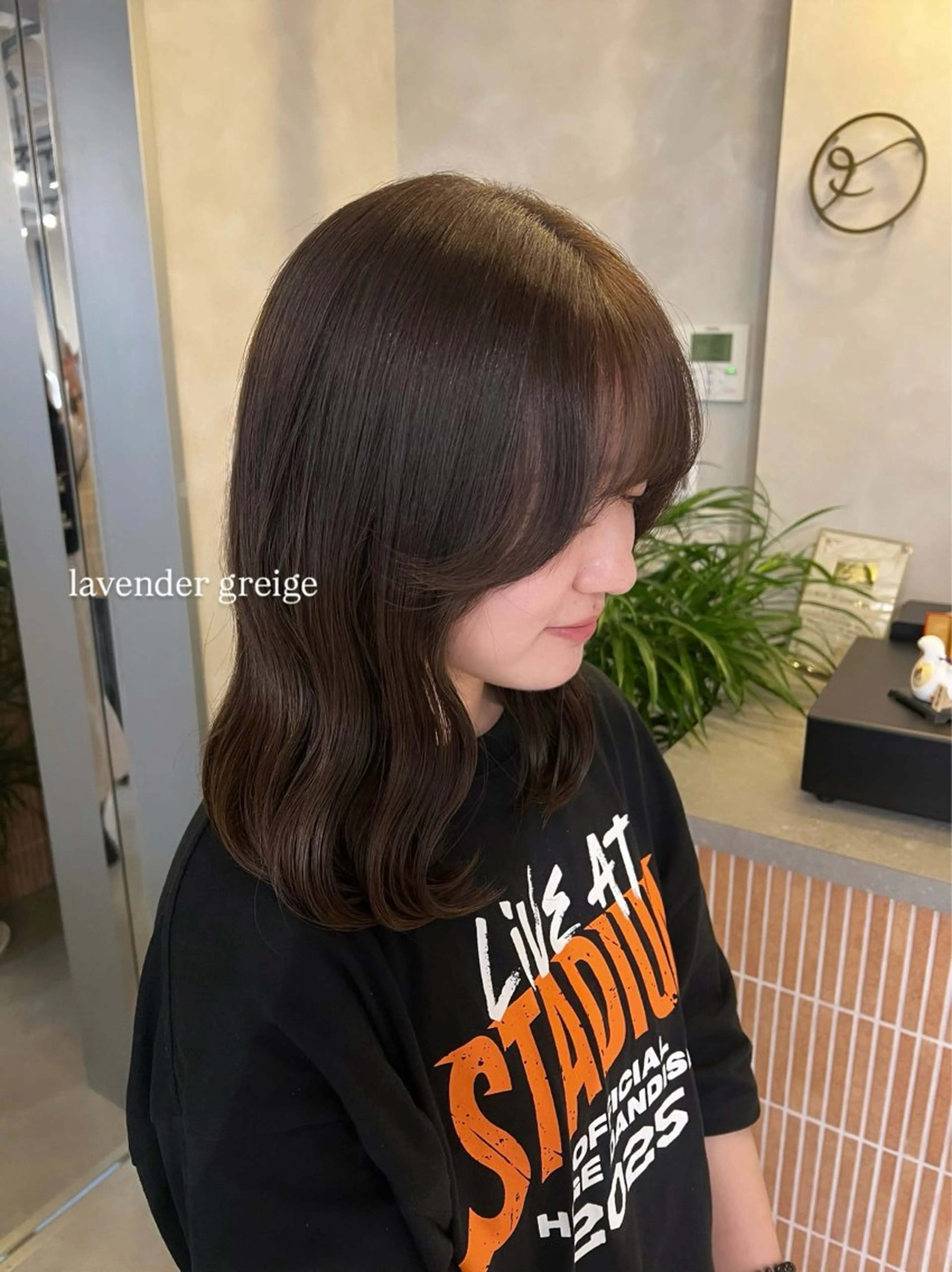 ミディアム カラー カット ヘアカラー トリートメント 梅田/顔周りカット /ボブ/RINKAのヘアスタイル