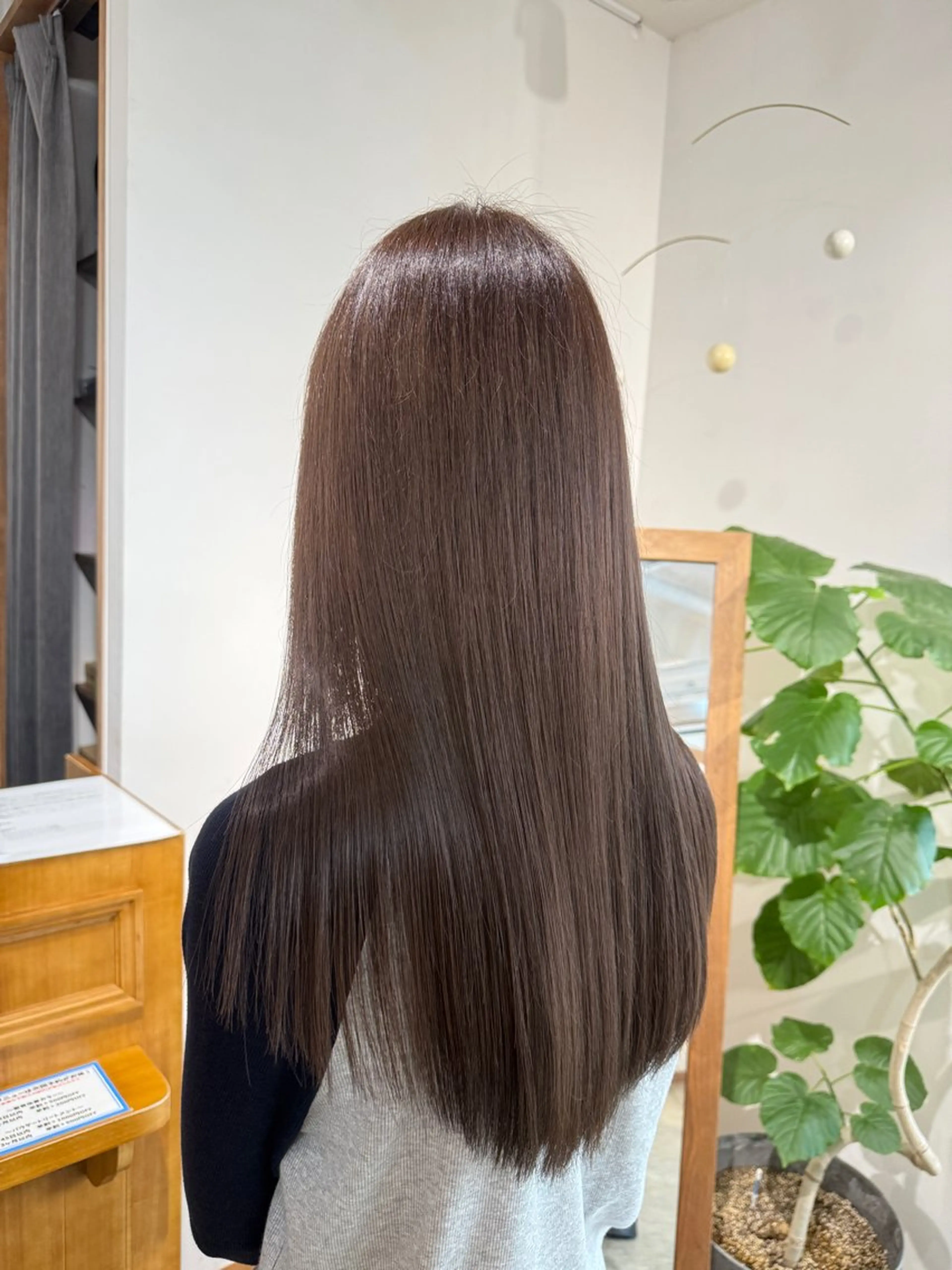 ロング カラー ベージュカラー ワンカラーモデル🎀 /大庭 夏音のヘアスタイル