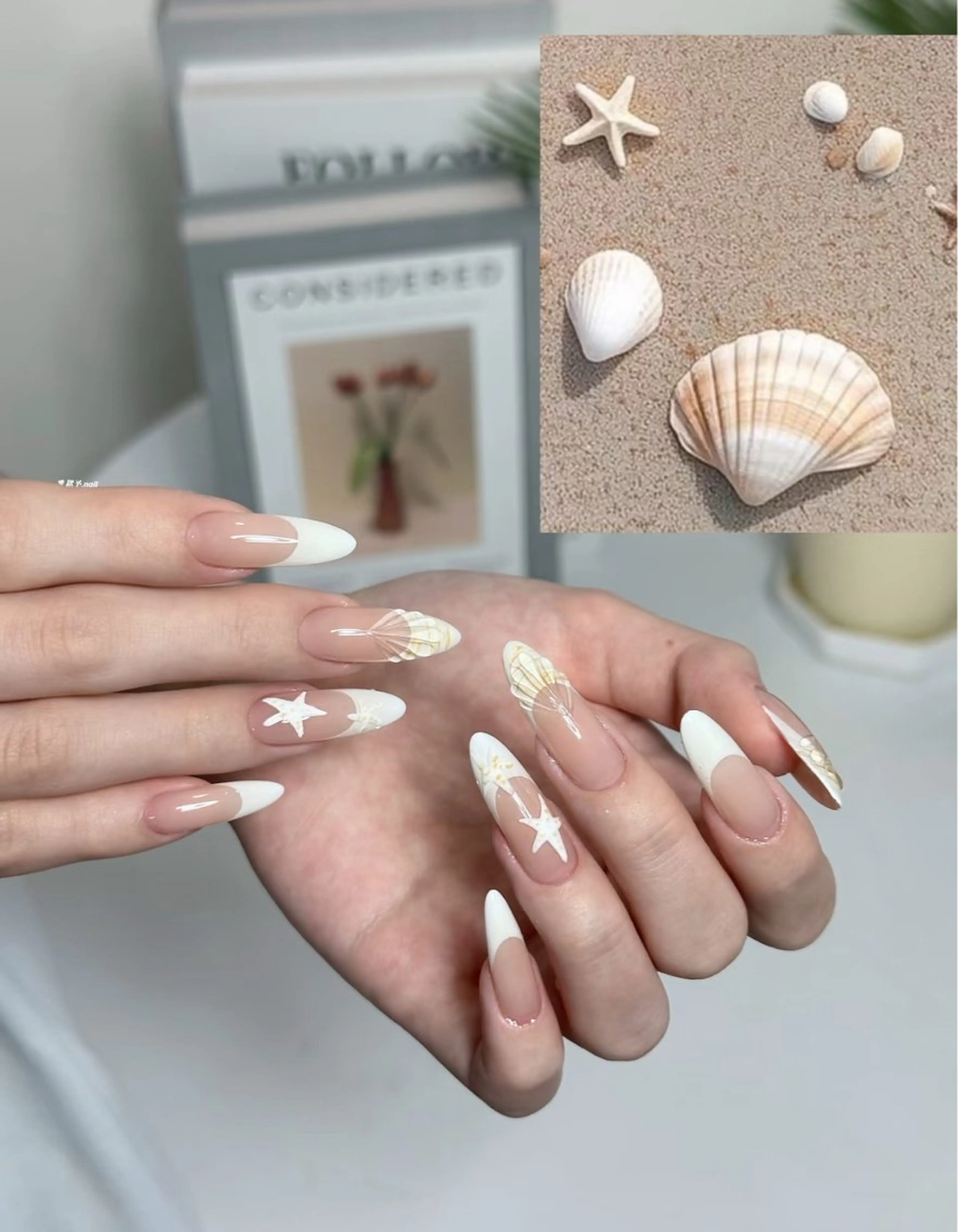 ネイル フットネイル フレンチネイル グラデーション ハート 韓国ネイル ハンドネイル Lynn_ Nailのネイルデザイン