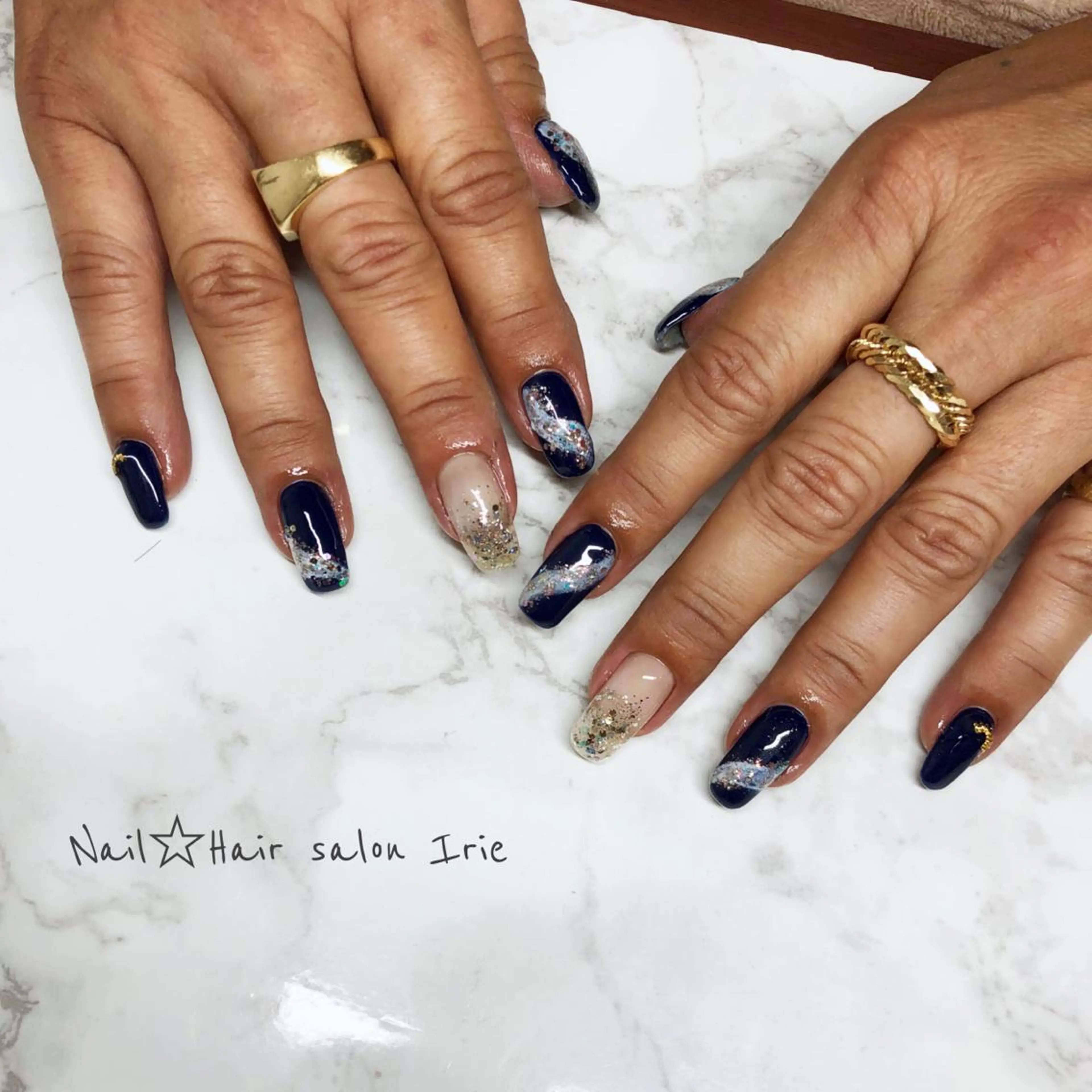 ネイル ハンドネイル ハンドケア Hair salon Irie所属・與儀 知佳のネイルデザイン