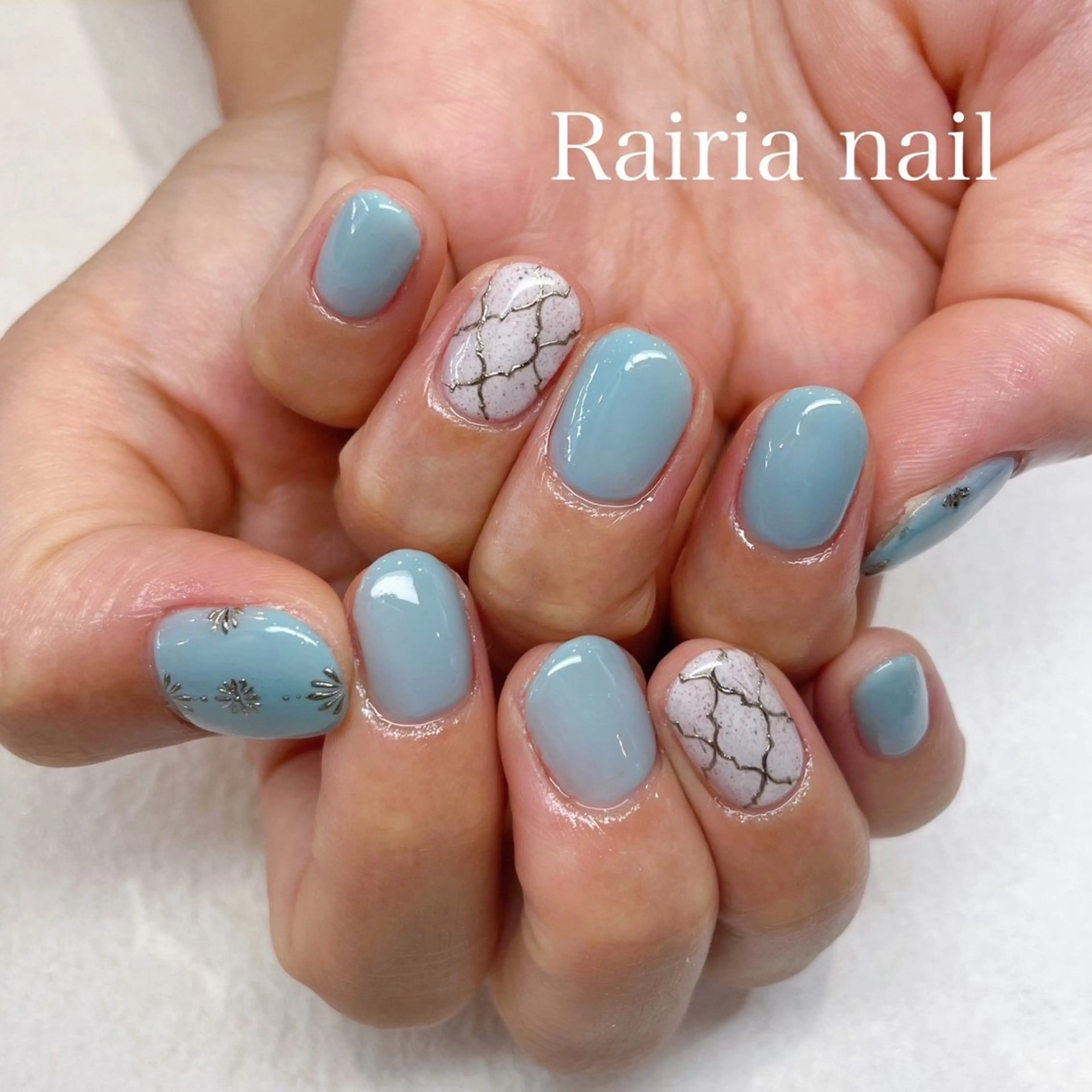 ネイル アートネイル ジェルネイル 持ち込み ニュアンスネイル パラジェル Rairia nail本八幡店のネイルデザイン