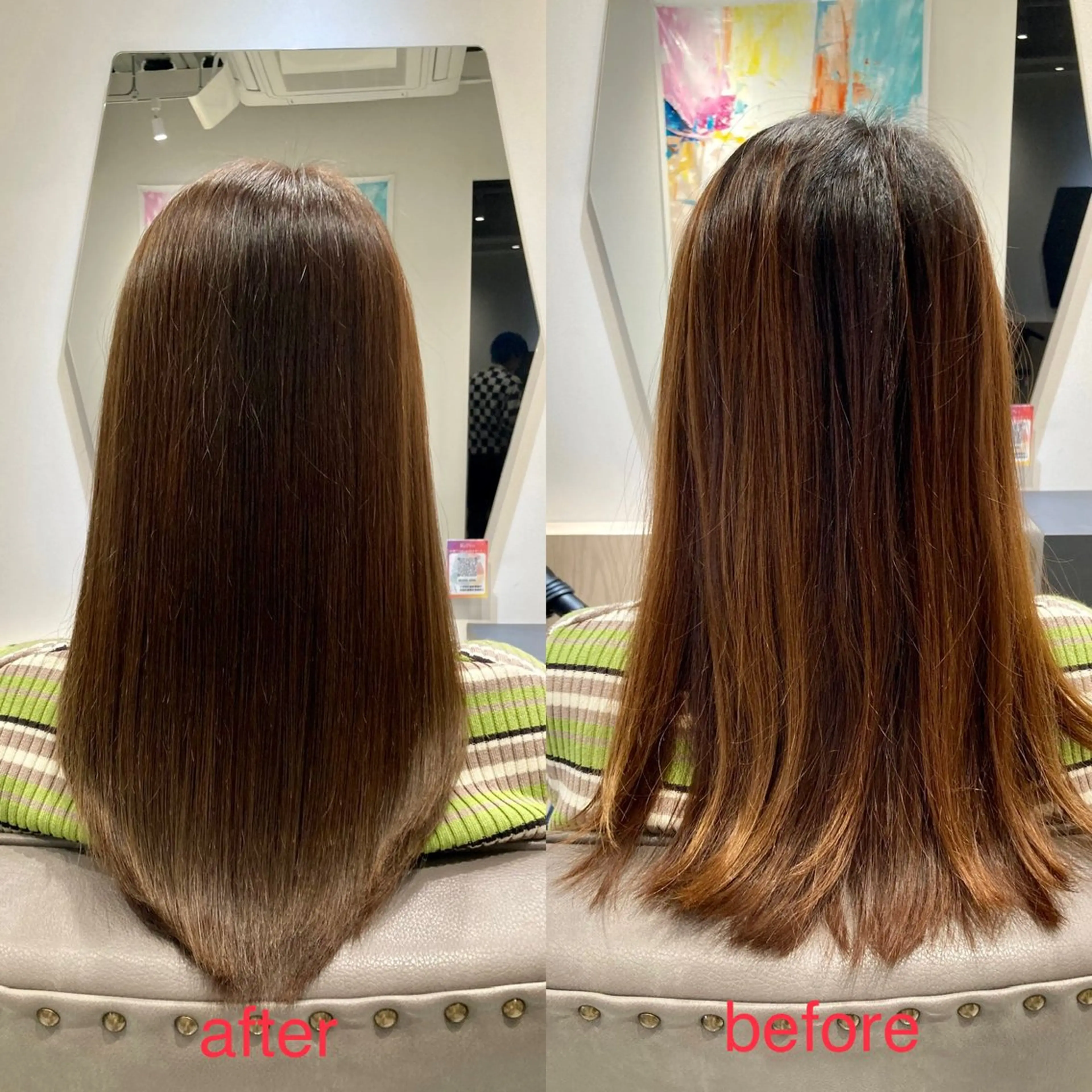 カラー ✨圧倒的ツヤ感✨美髪 カズ　豊島区　大塚駅のヘアスタイル
