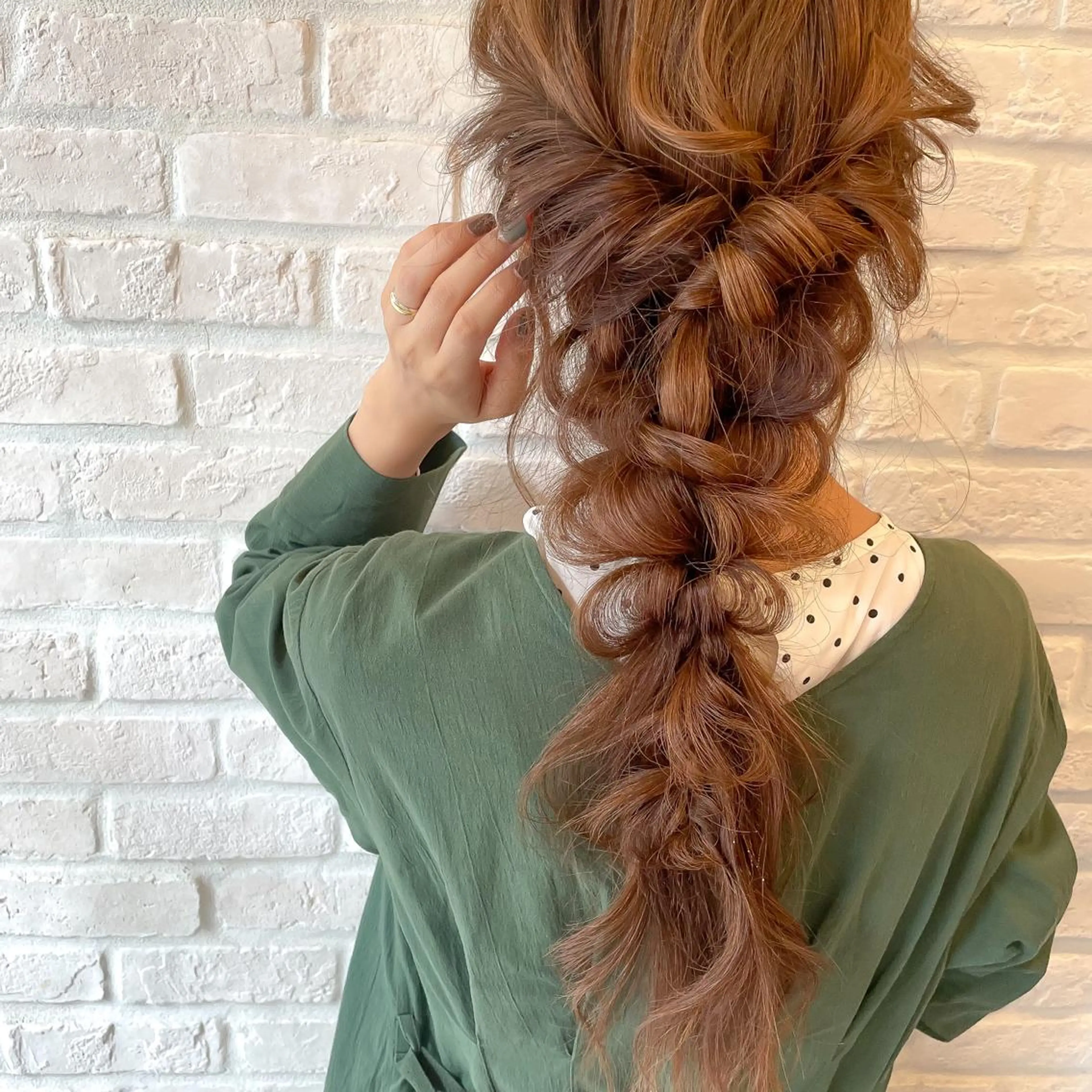 ロング ヘアアレンジ ロング 飯塚 沙衣のヘアスタイル