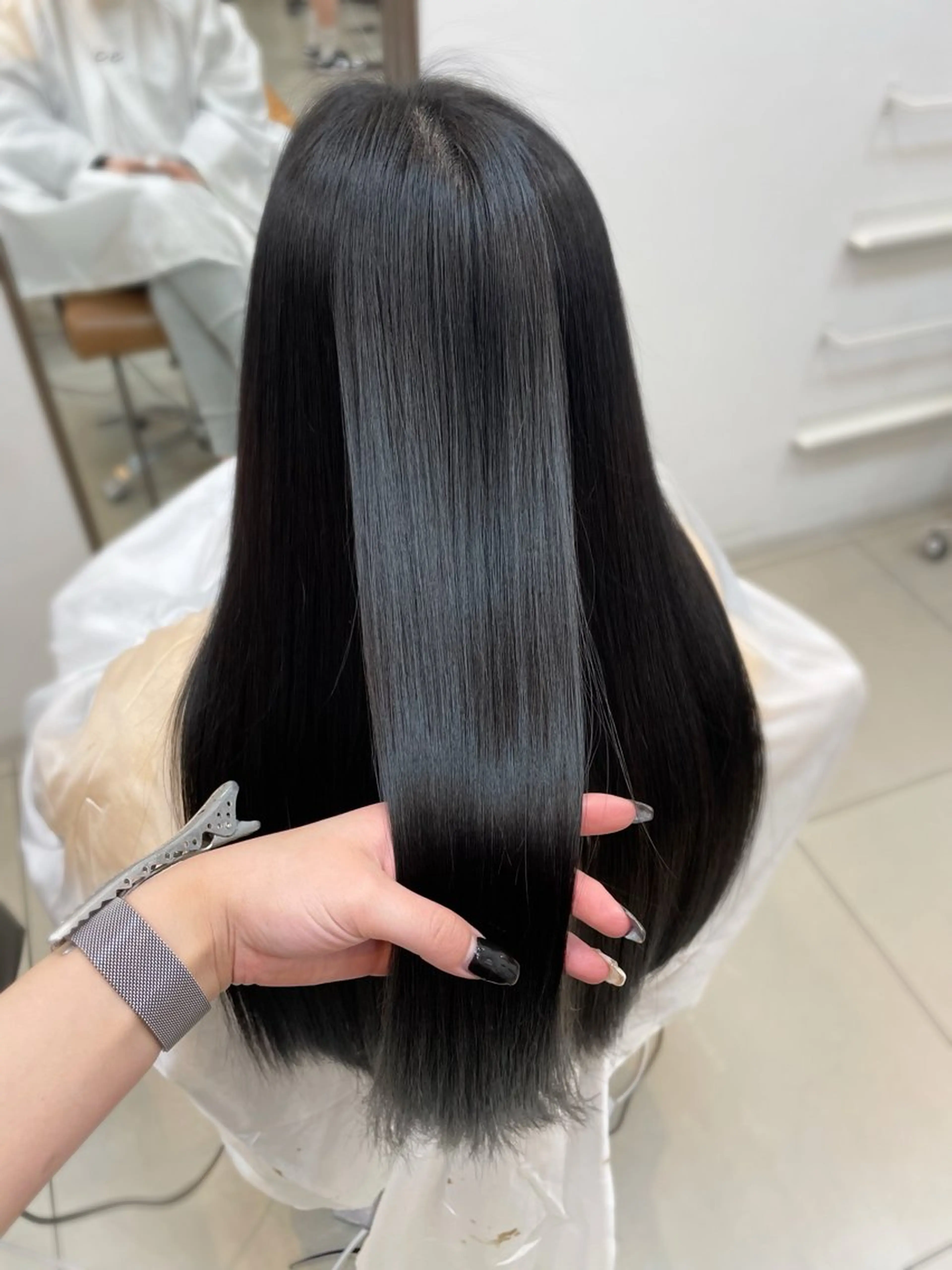 ロング カラー 髪質改善 ヘアカラー トリートメント 水島 真彩のその他イメージ