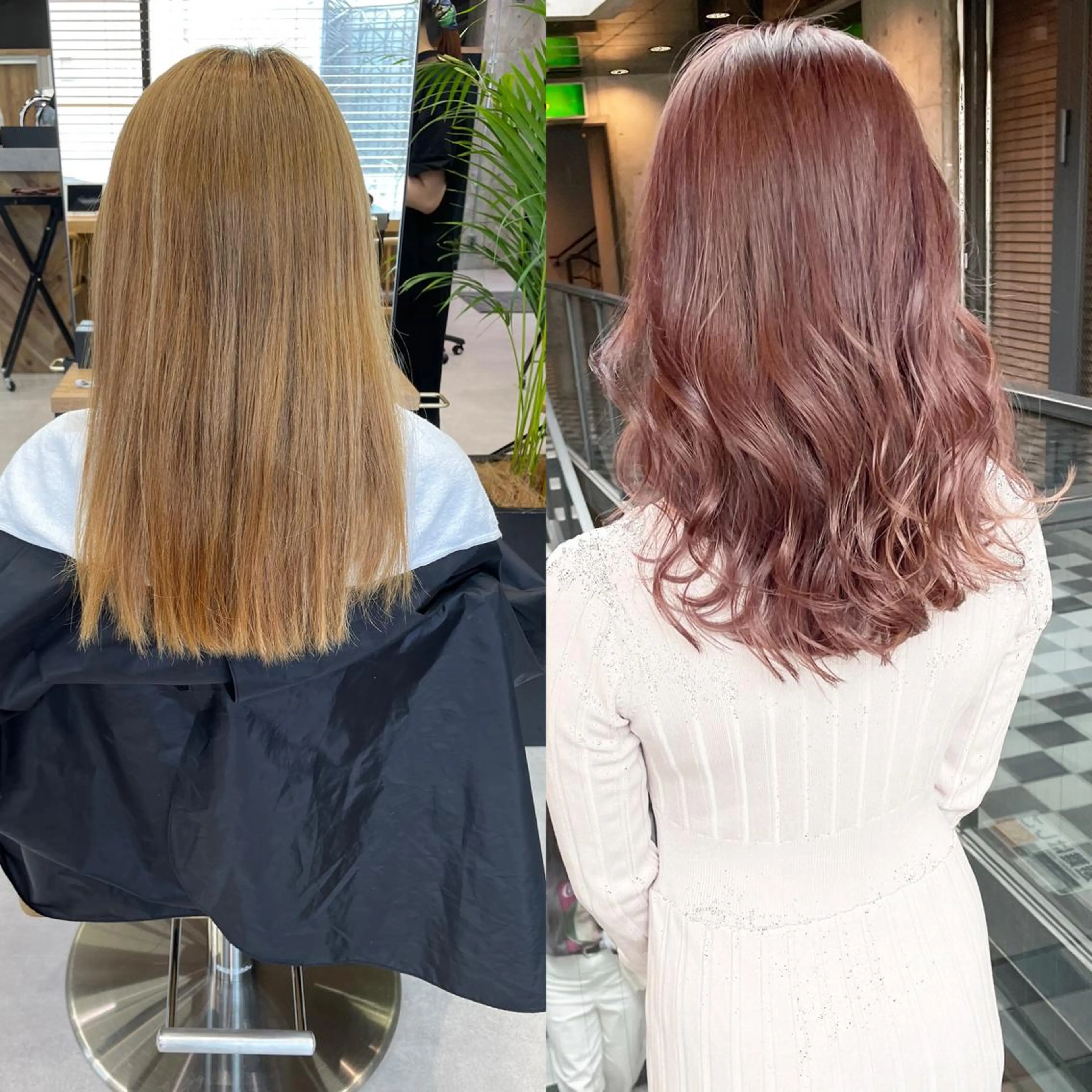 セミロング カラー ヘアアレンジ ヘアカラー TATSUYA アートディレクターのヘアスタイル