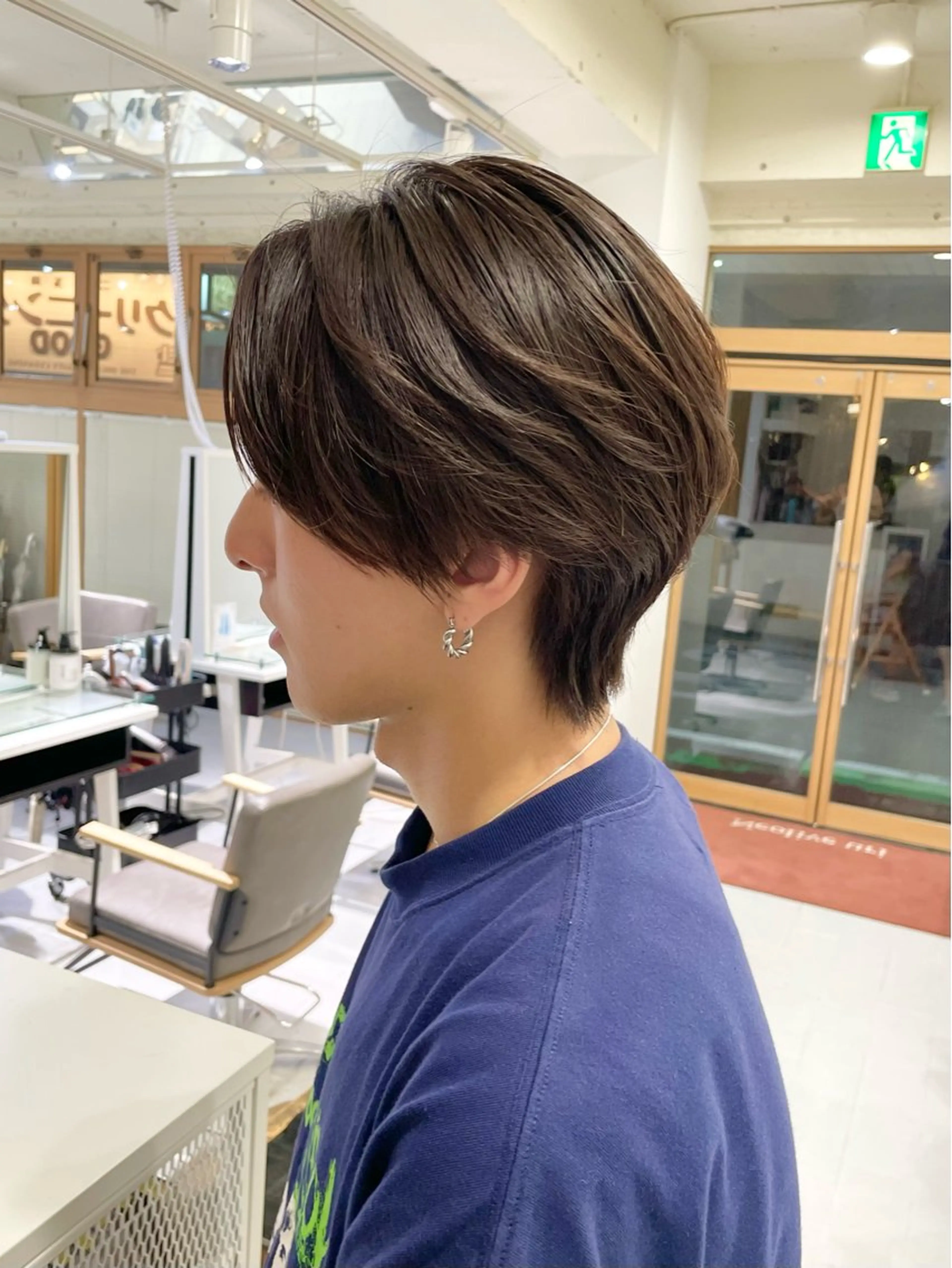 メンズ カット ウルフレイヤー🐺 ヒナ🩶のヘアスタイル