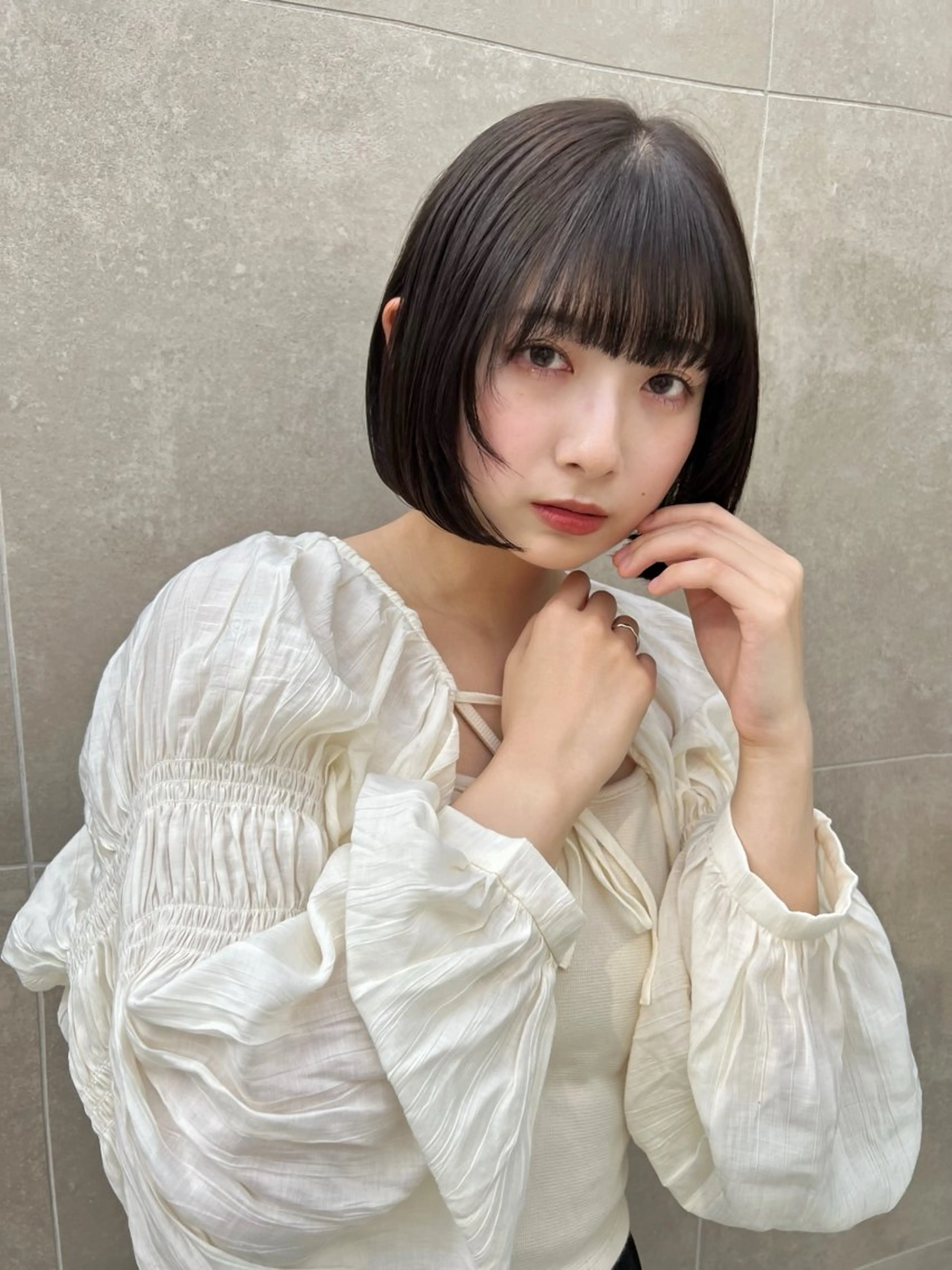 【ボブ~ミディアムの方限定❗】トーンアップカラー✨の写真