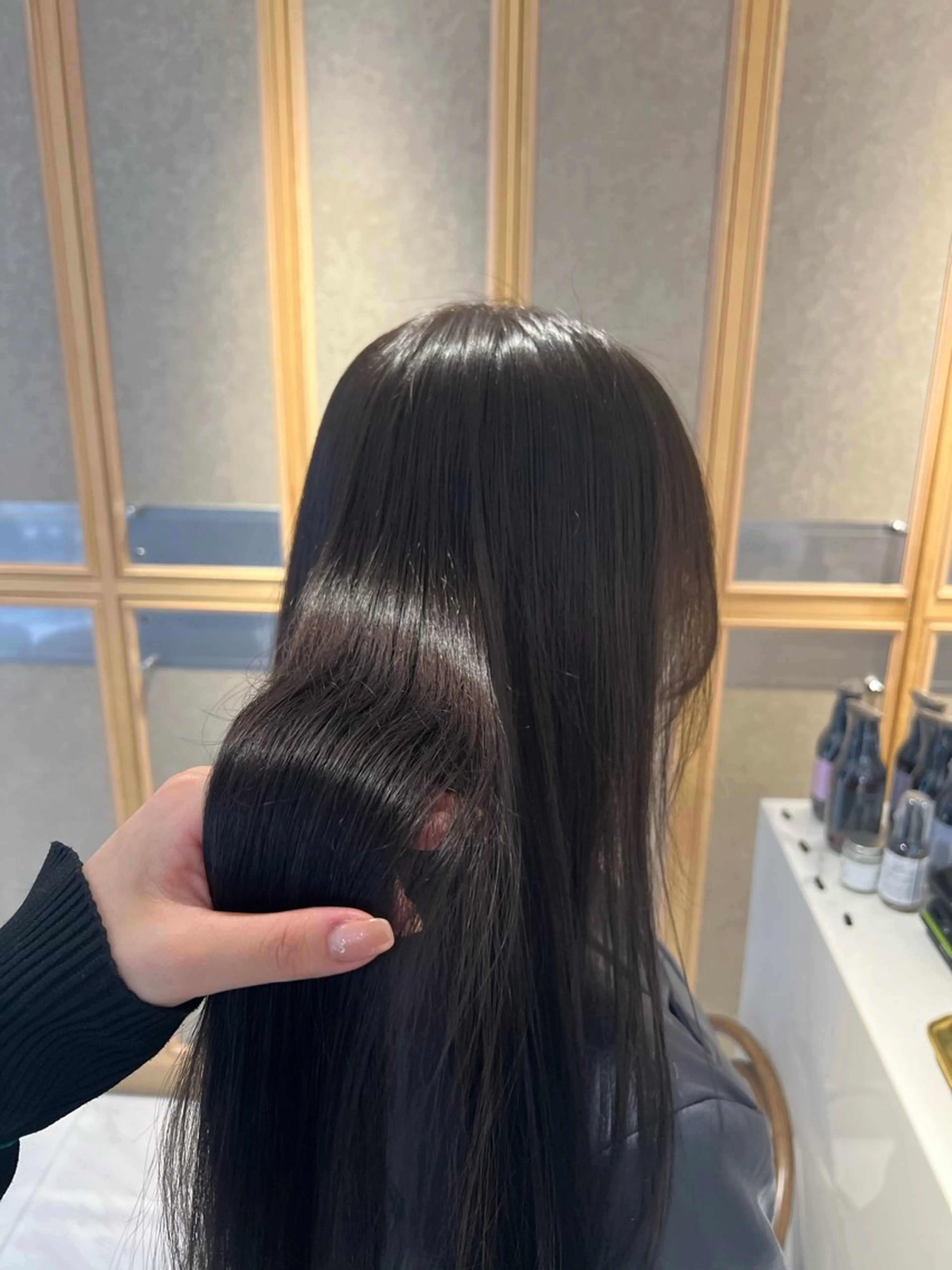 ロング ヘアカラー 縮毛矯正 トリートメント ヘッドスパ 縮毛矯正/艶カラー 🌻🌻MIREIのヘアスタイル