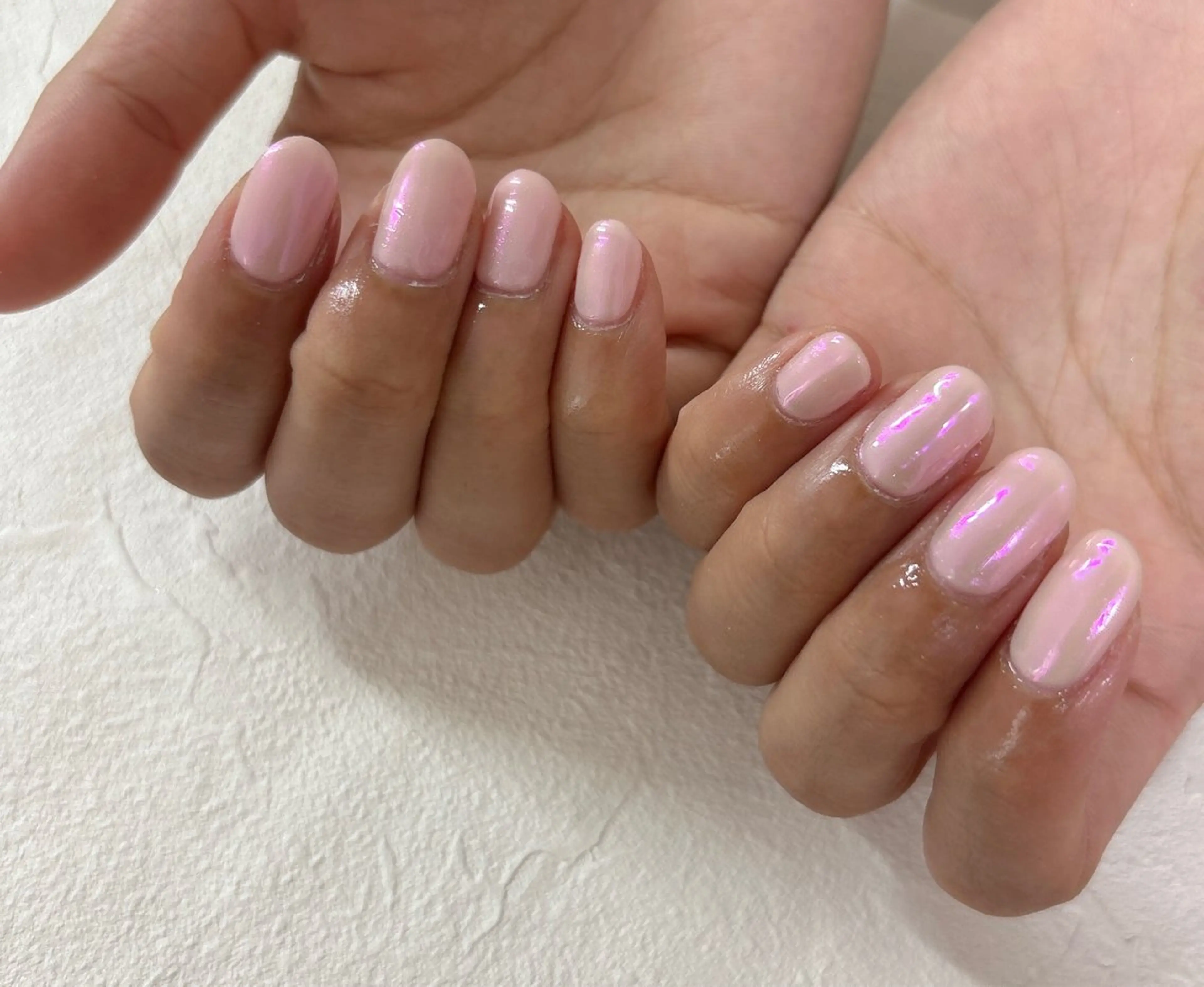 ネイル オーロラネイル フットネイル フレンチネイル ジェルネイル 氷ネイル・うるうるネイル Mogu nail 二子玉川のネイルデザイン