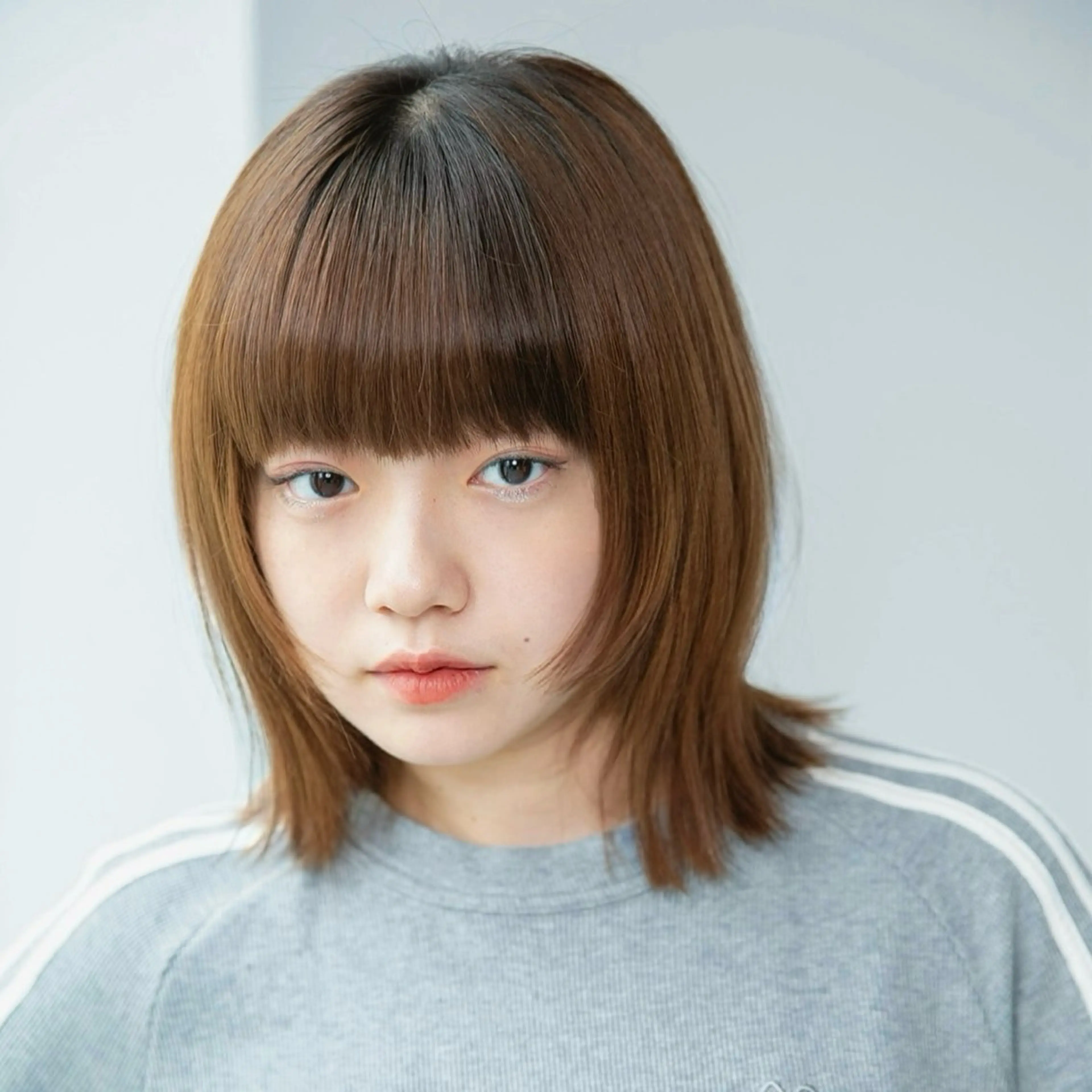 ミディアム TRICCA 銀座所属・奏羽　"ショート ・ボブ ・レイヤー"のヘアスタイル