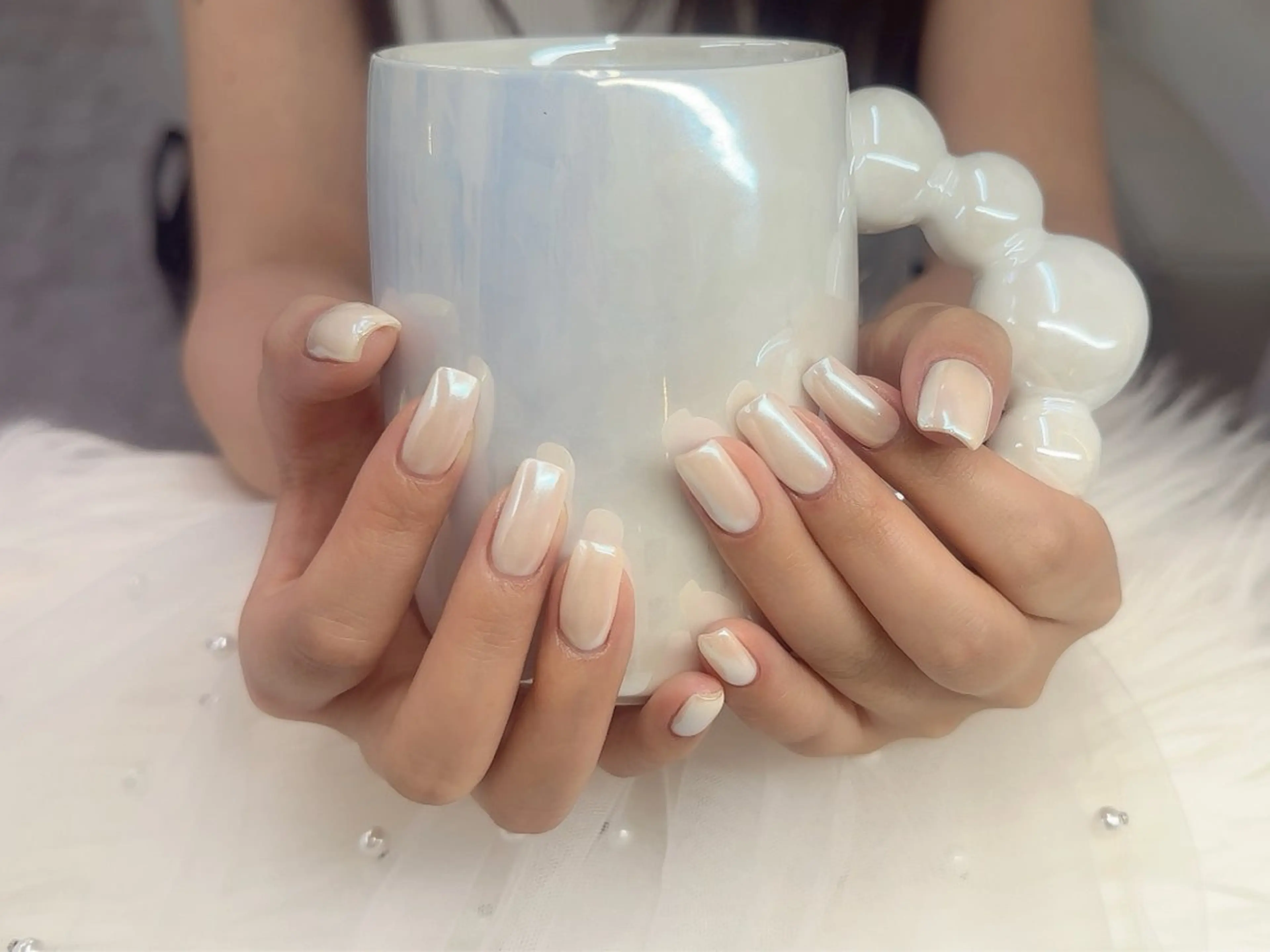 ネイル ミラーネイル ワンカラーネイル ハンドネイル MIKIネイルサロン所属・MIKIネイル サロンのネイルデザイン