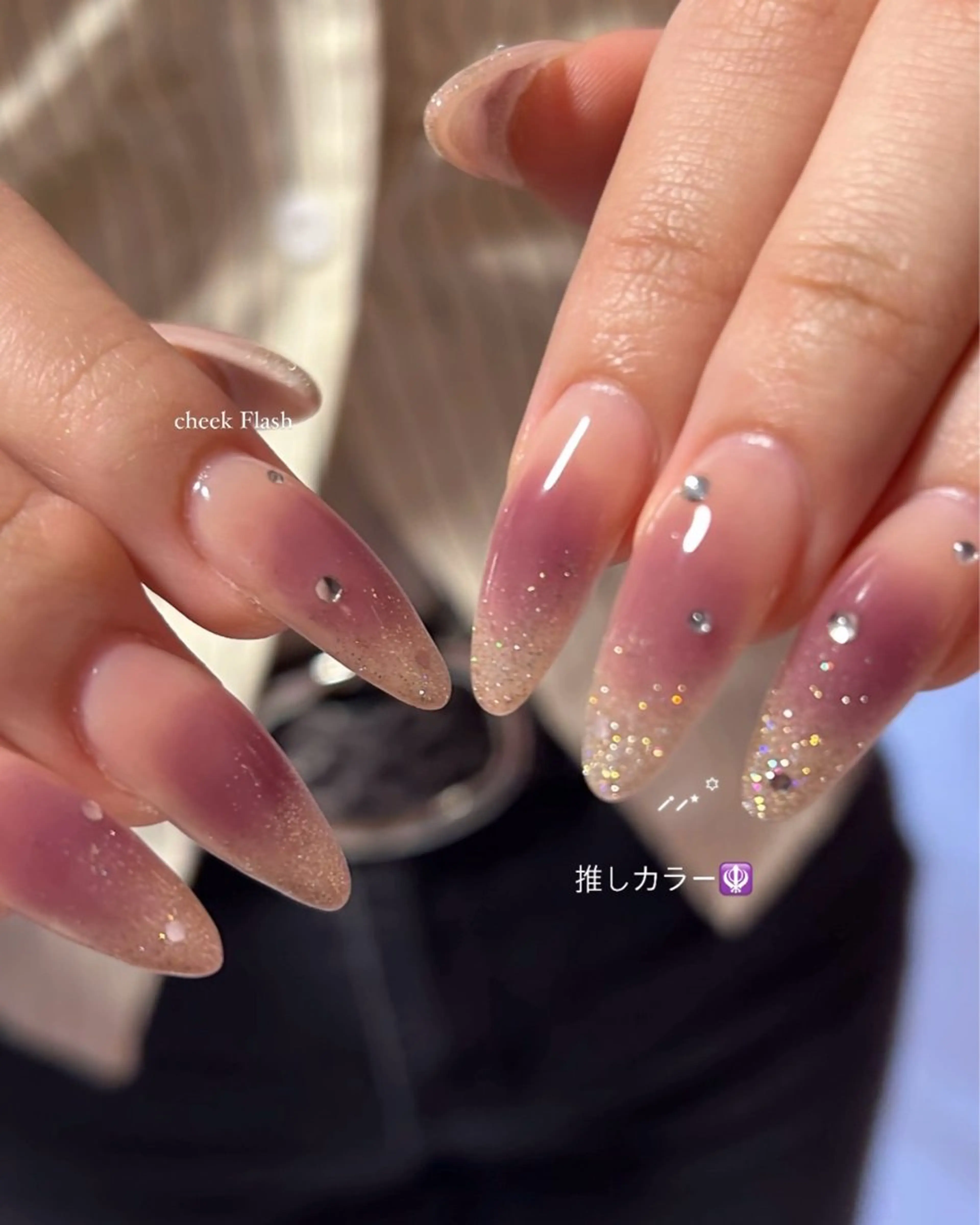 【hand】長さだし10本/持込み90分コース🎀¥14.000の写真