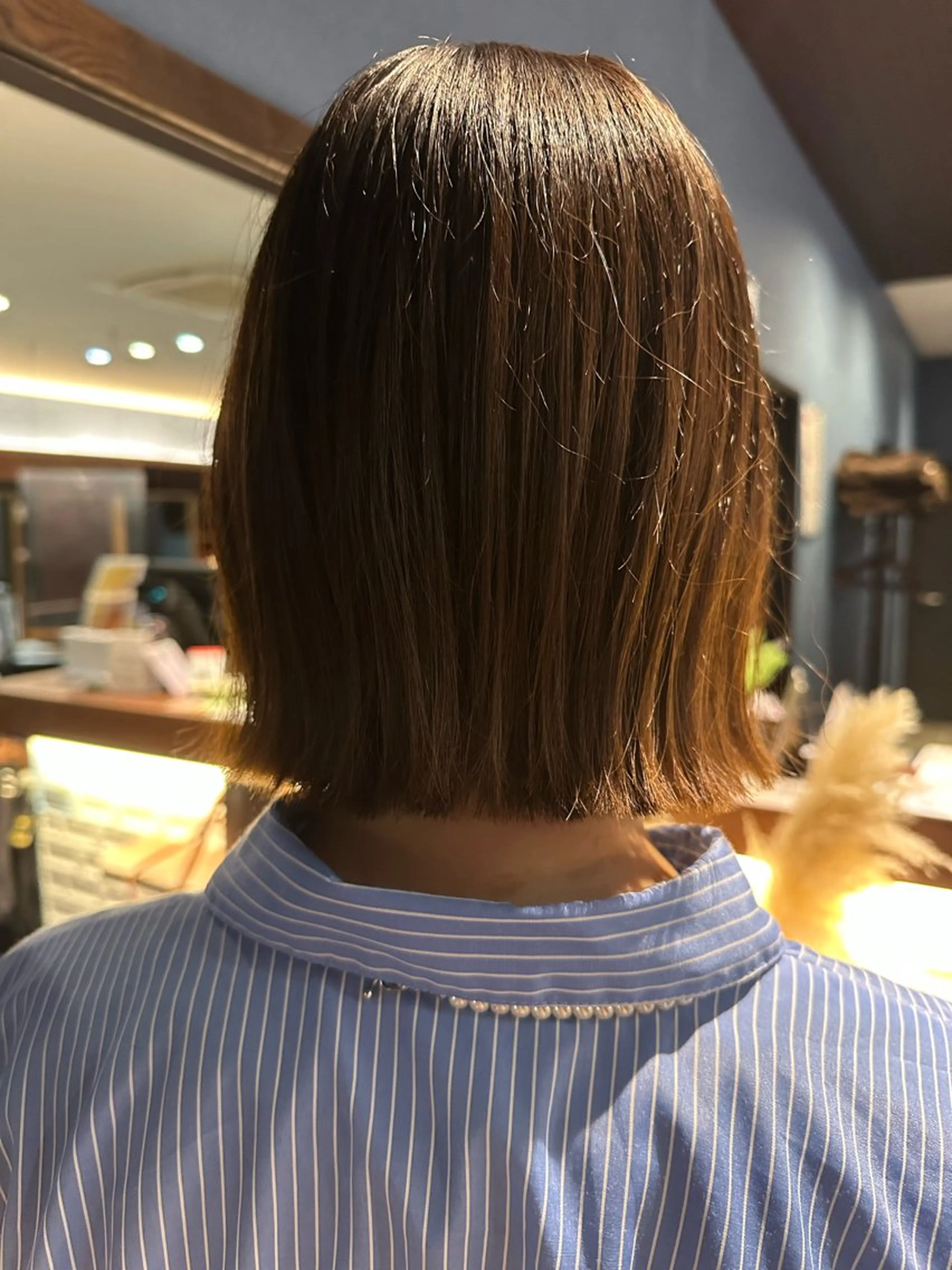 ミディアム カット ヘアカラー トリートメント 🎀Kubu大橋 夏夢🎀のヘアスタイル