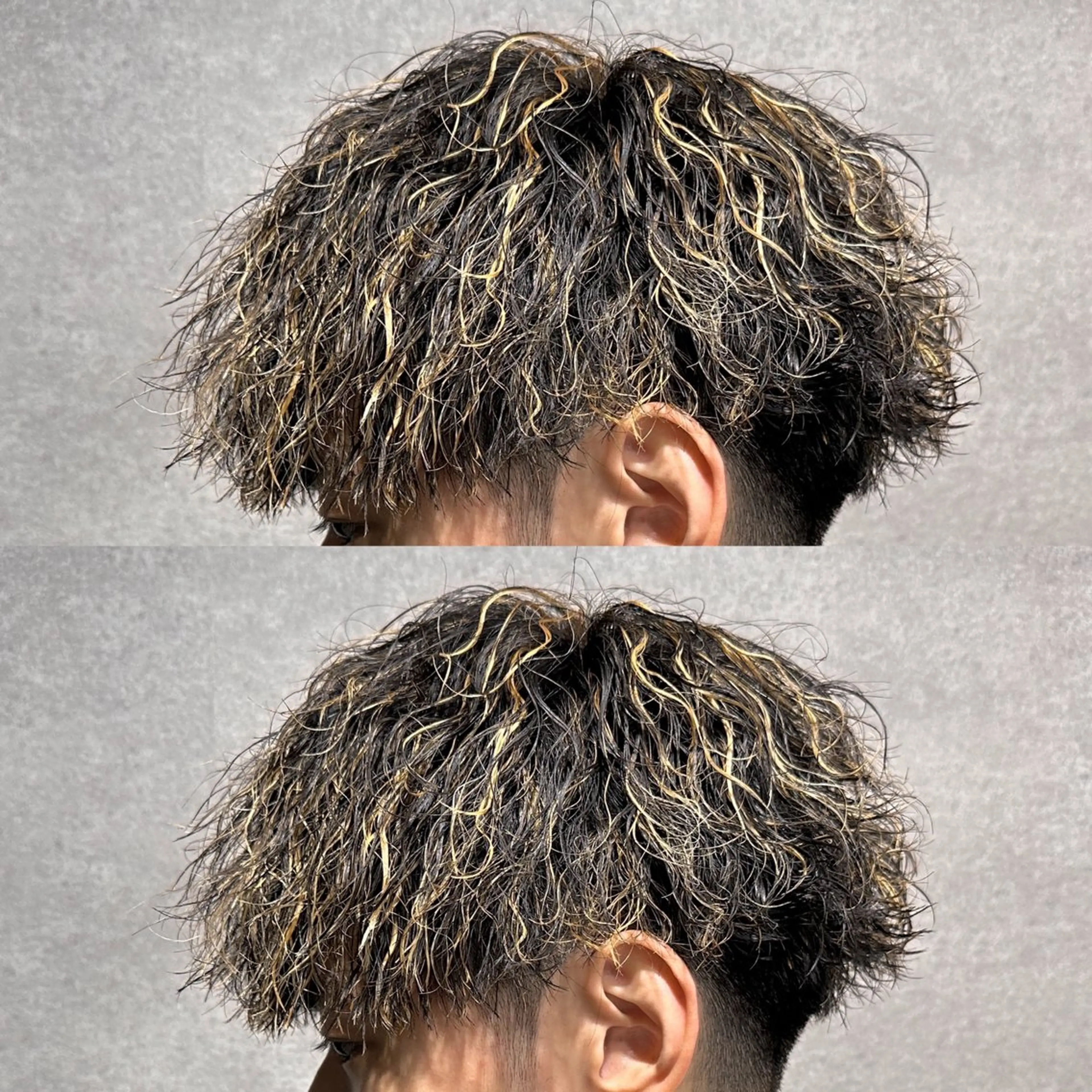 ショート カラー パーマ メンズ 渋谷駅から徒歩1分 BLUCKメンズヘアのヘアスタイル