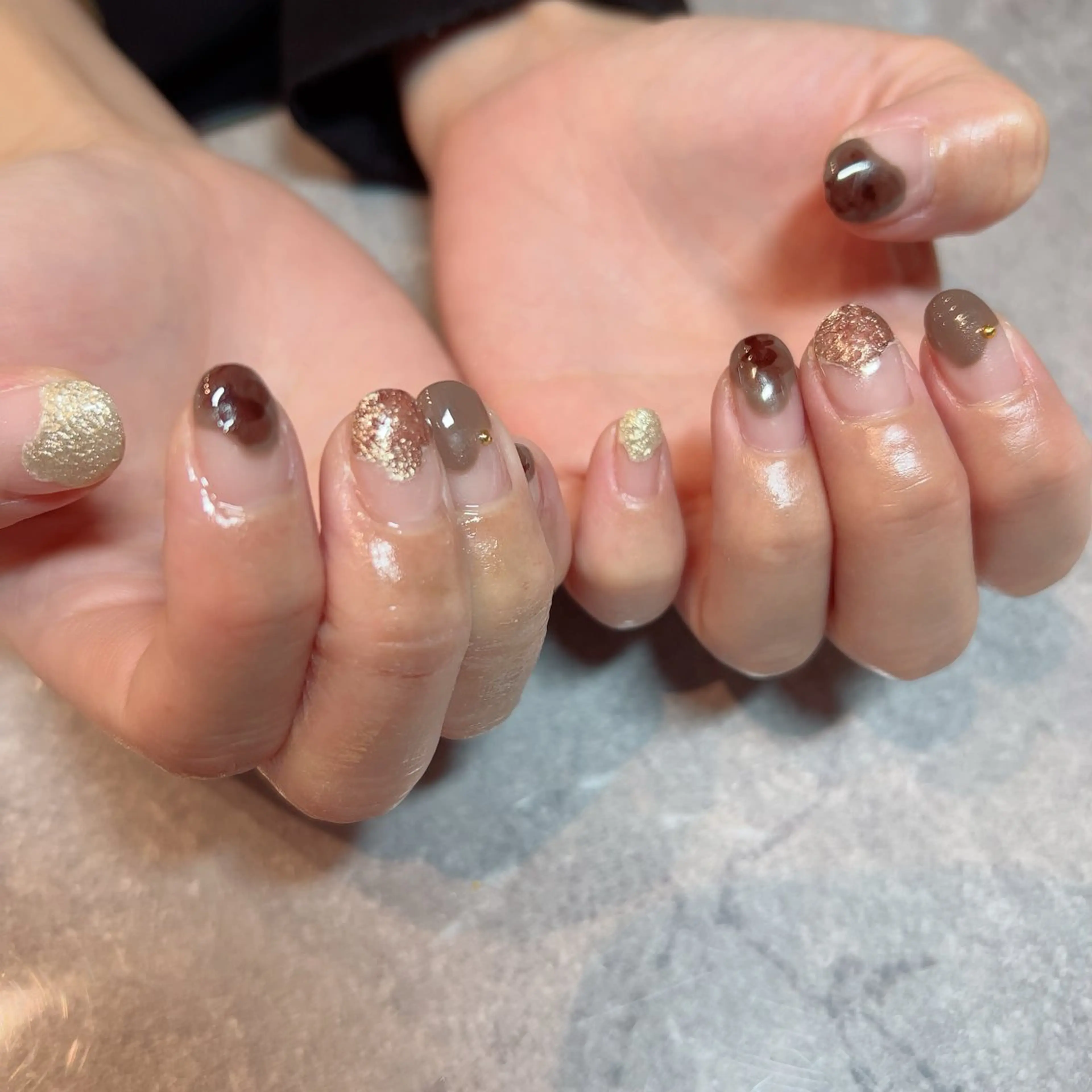 ネイル ニュアンスネイル S Konomiのネイルデザイン