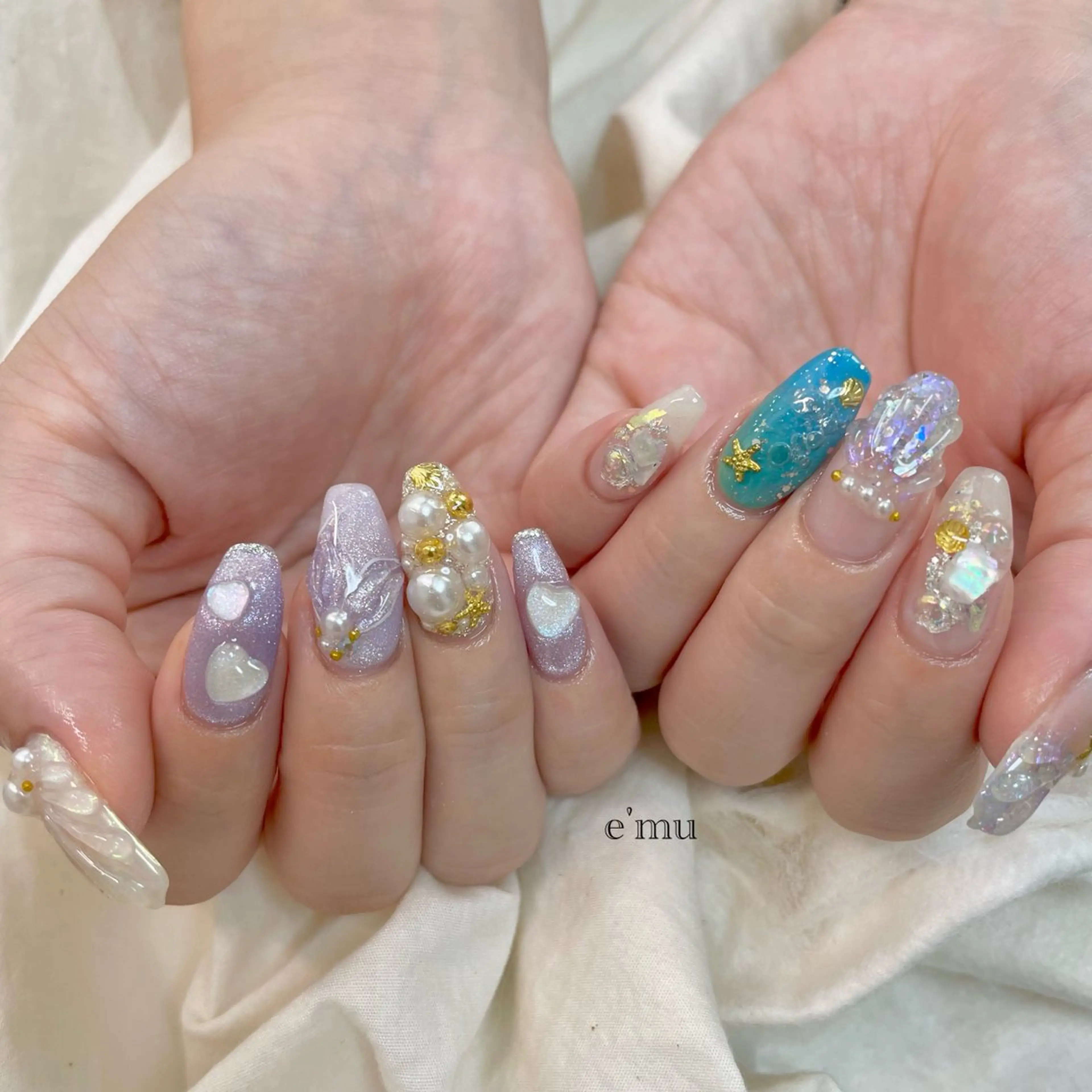 ネイル ハンドネイル nail salon e'mu💐のネイルデザイン