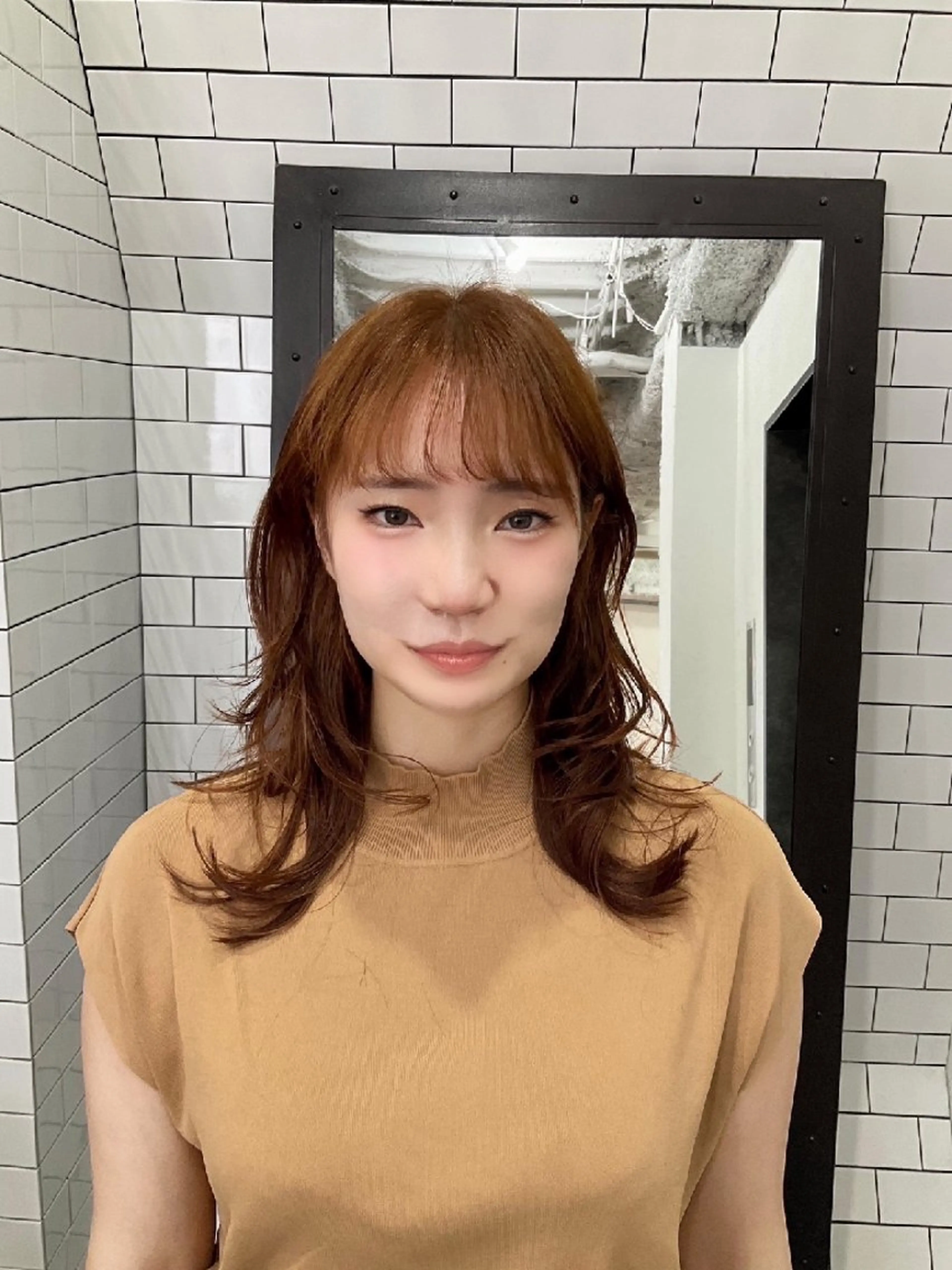 セミロング 紙屋町 legare 🌈山村 麻美のヘアスタイル