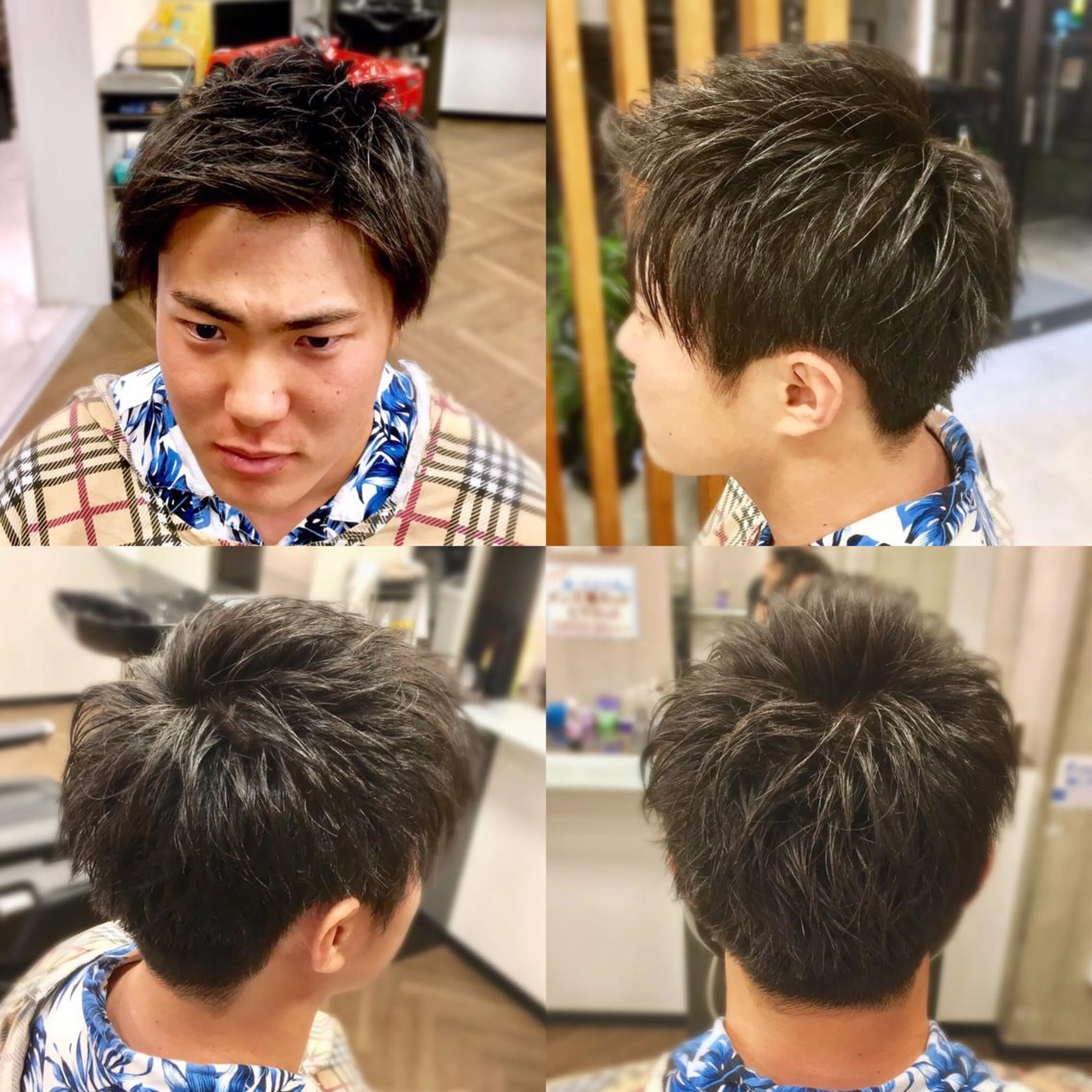 ショート メンズ メンズ就活ヘア 学生(メンズ向け) 刈り上げ 学生 カット ヘアセット 前田賢生 ご新規様はNGのヘアスタイル
