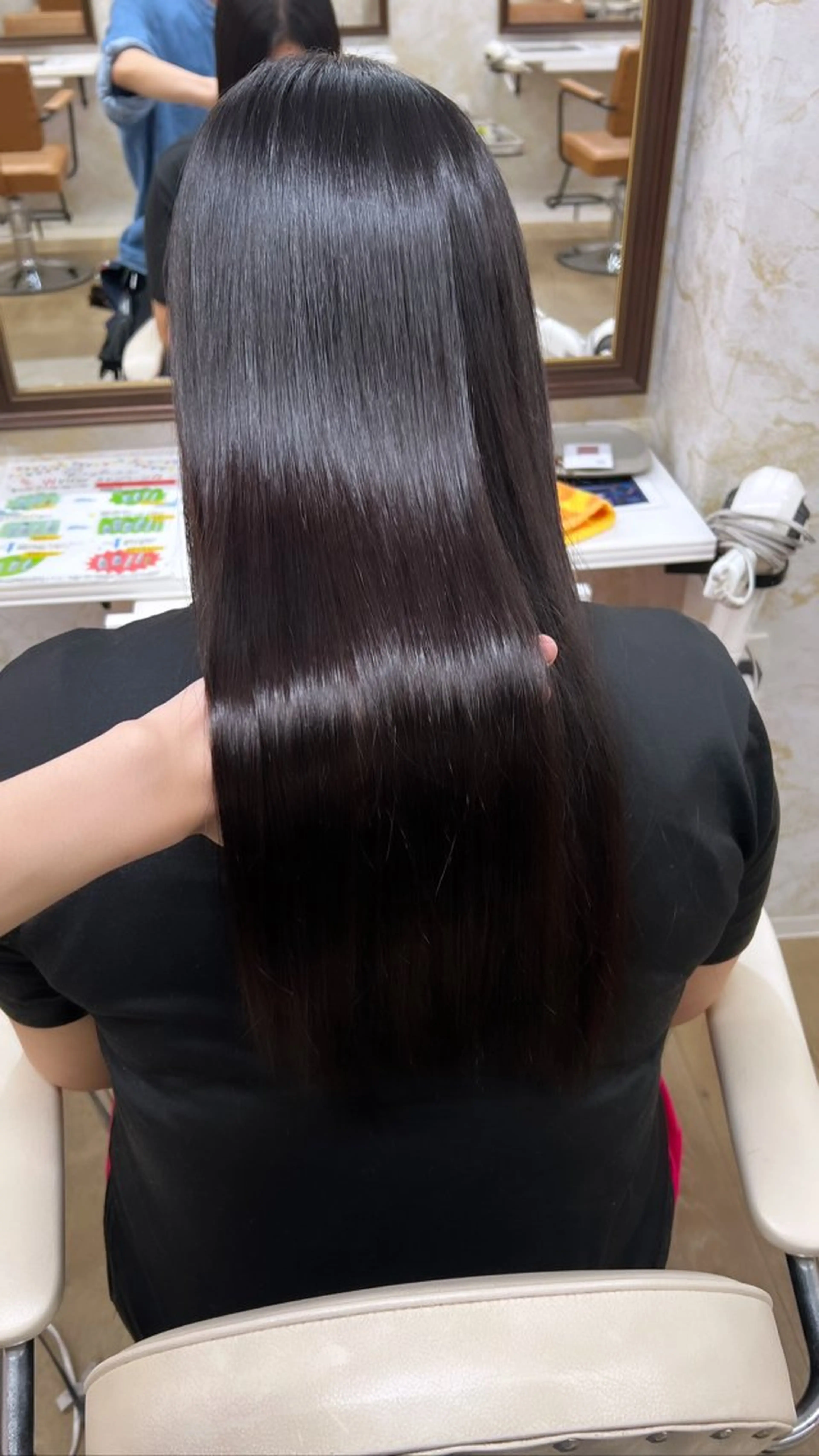 ロング 縮毛矯正 髪質改善特化💫 韓国ヘアAyumuのヘアスタイル