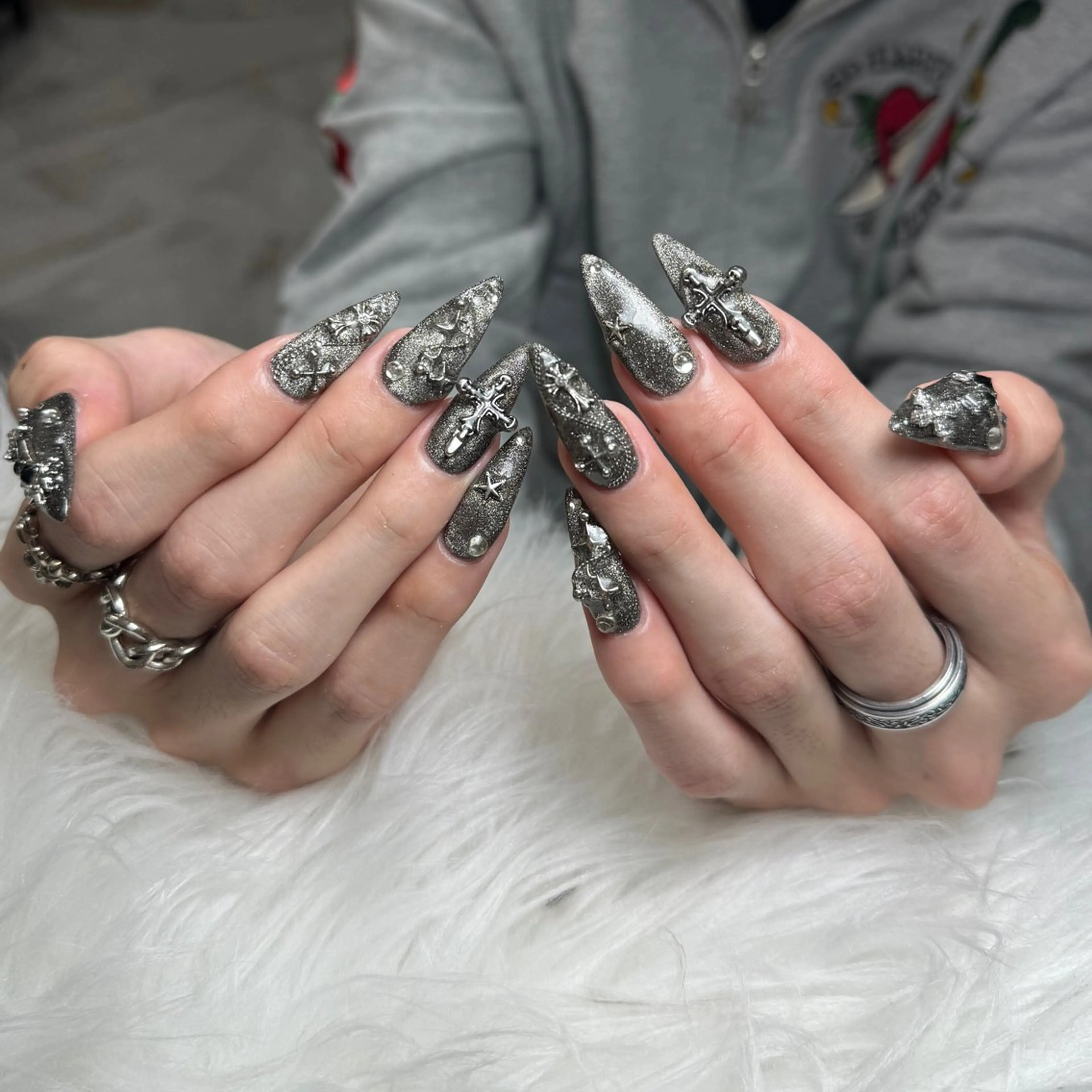 ネイル アートネイル 持ち込み ワンホンネイル ハンドネイル Lenie Nail Salonのネイルデザイン