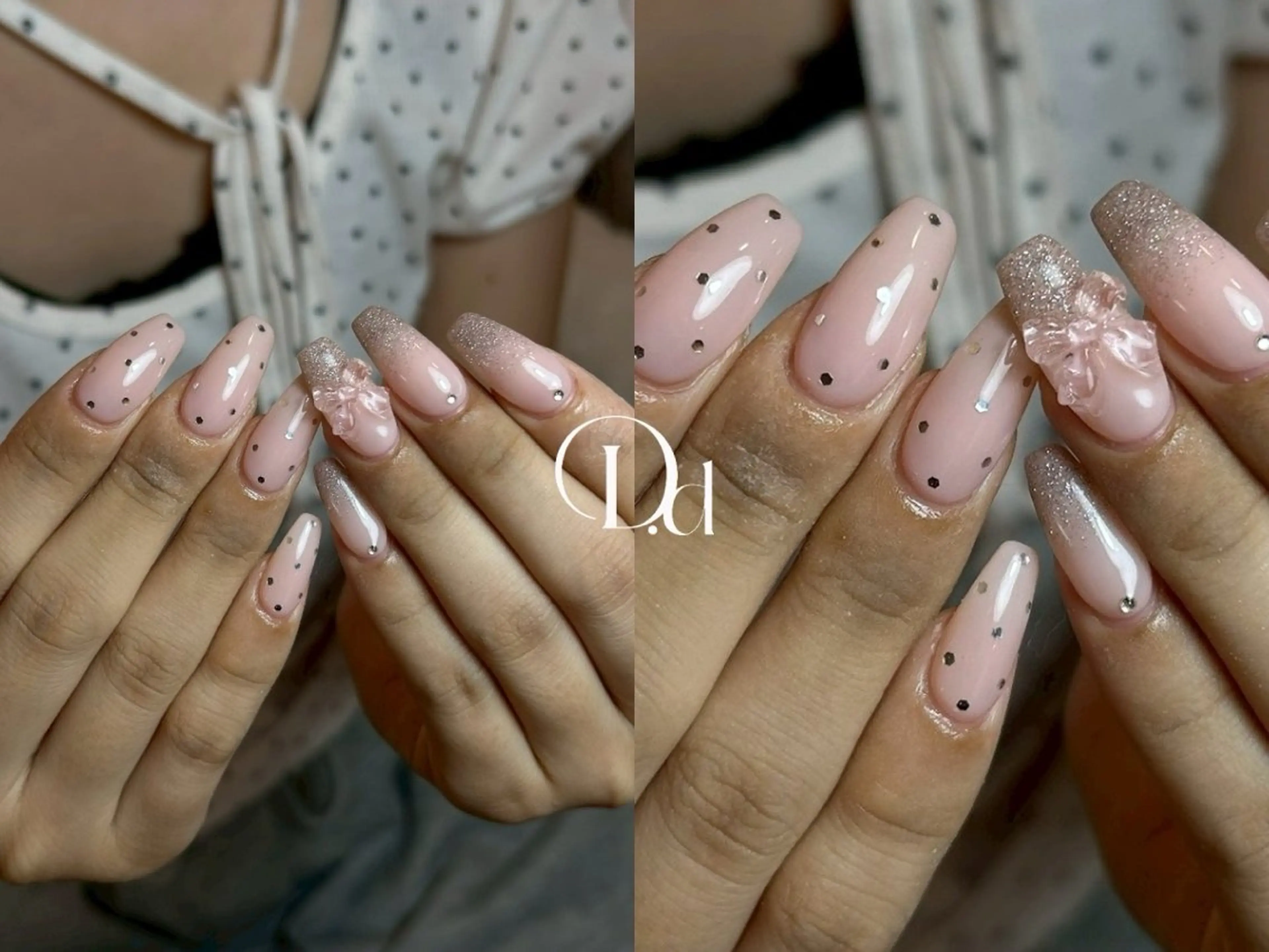 ネイル 長さ出し ジェルネイル 韓国ネイル マグネットネイル 持ち込み ハンドネイル D.d Reinaのネイルデザイン