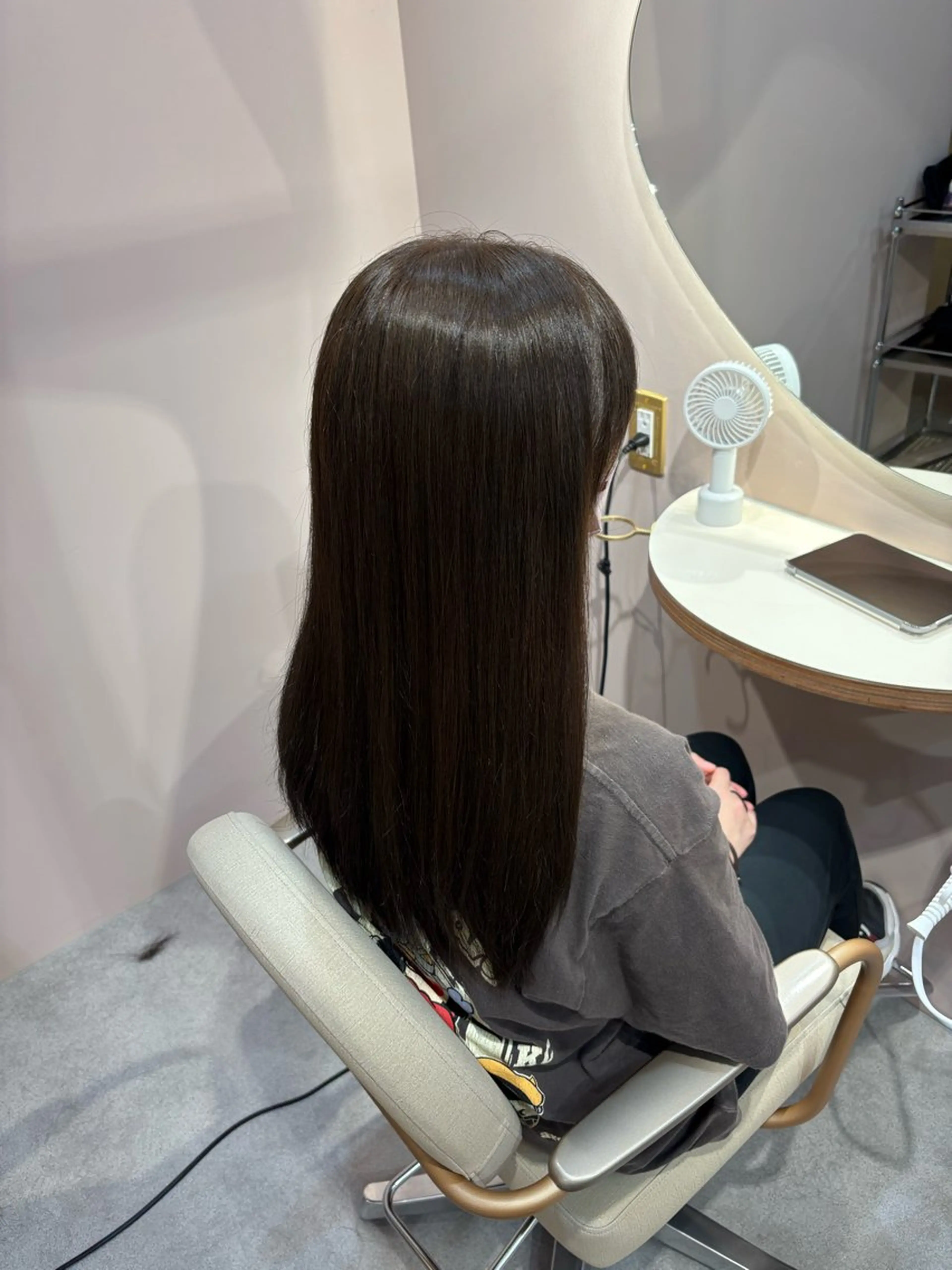 ロング ヘアカラー トリートメント 野口 咲愛のヘアスタイル
