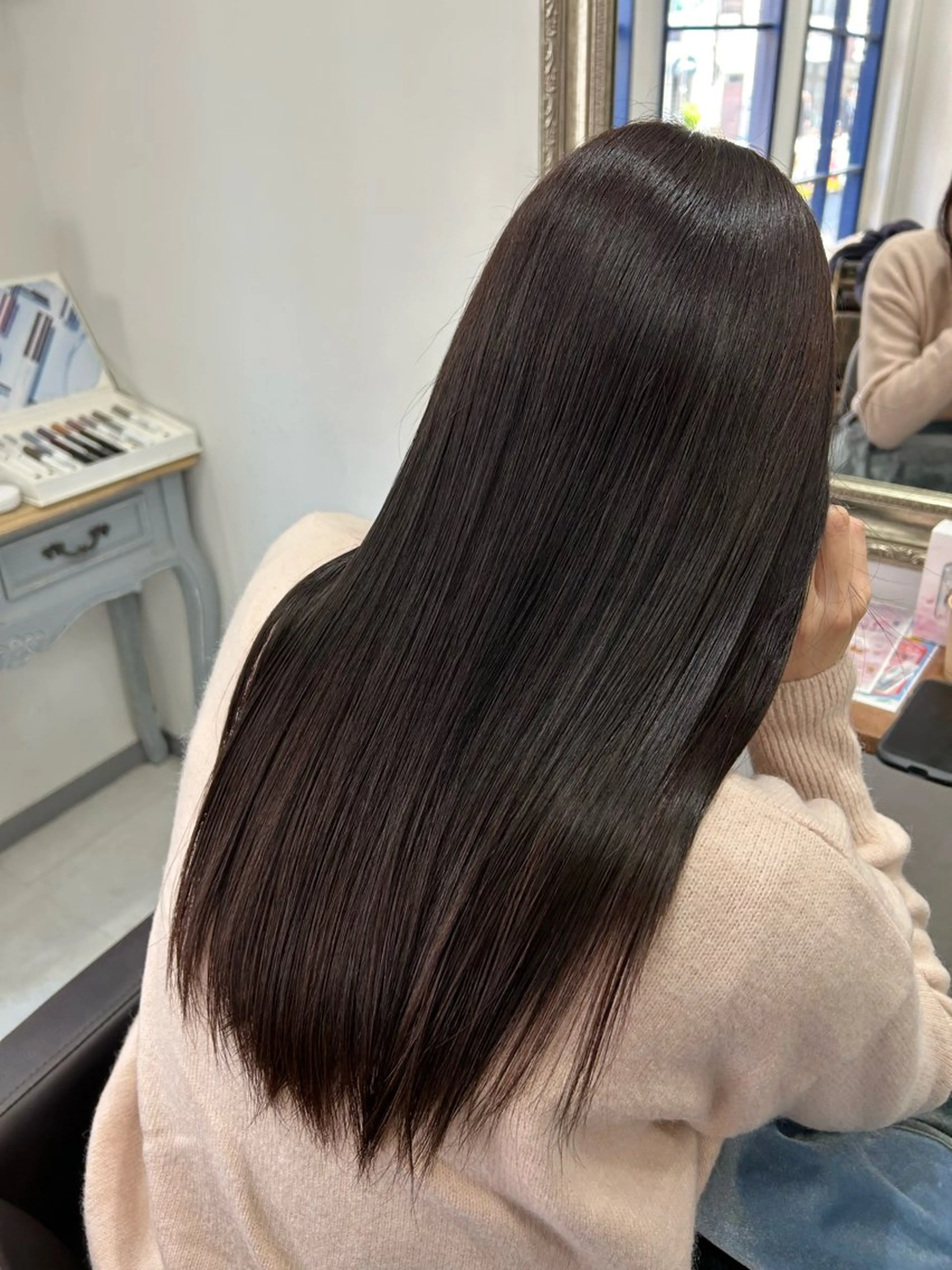 縮毛矯正カット込み🌷オージュアヘアマスク付きの写真