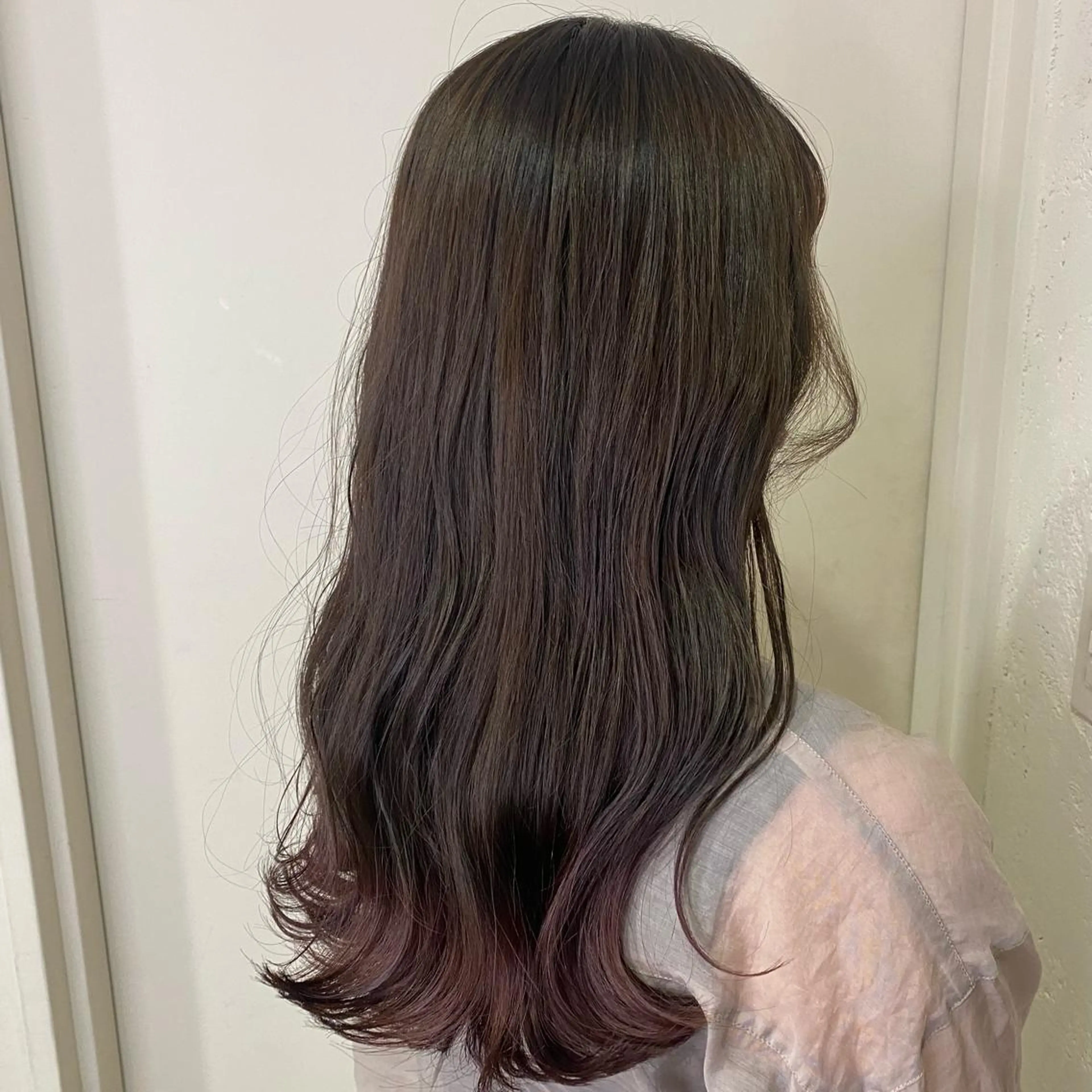 セミロング カラー 🇰🇷韓国風カラー 🍬Rinka🍬のヘアスタイル