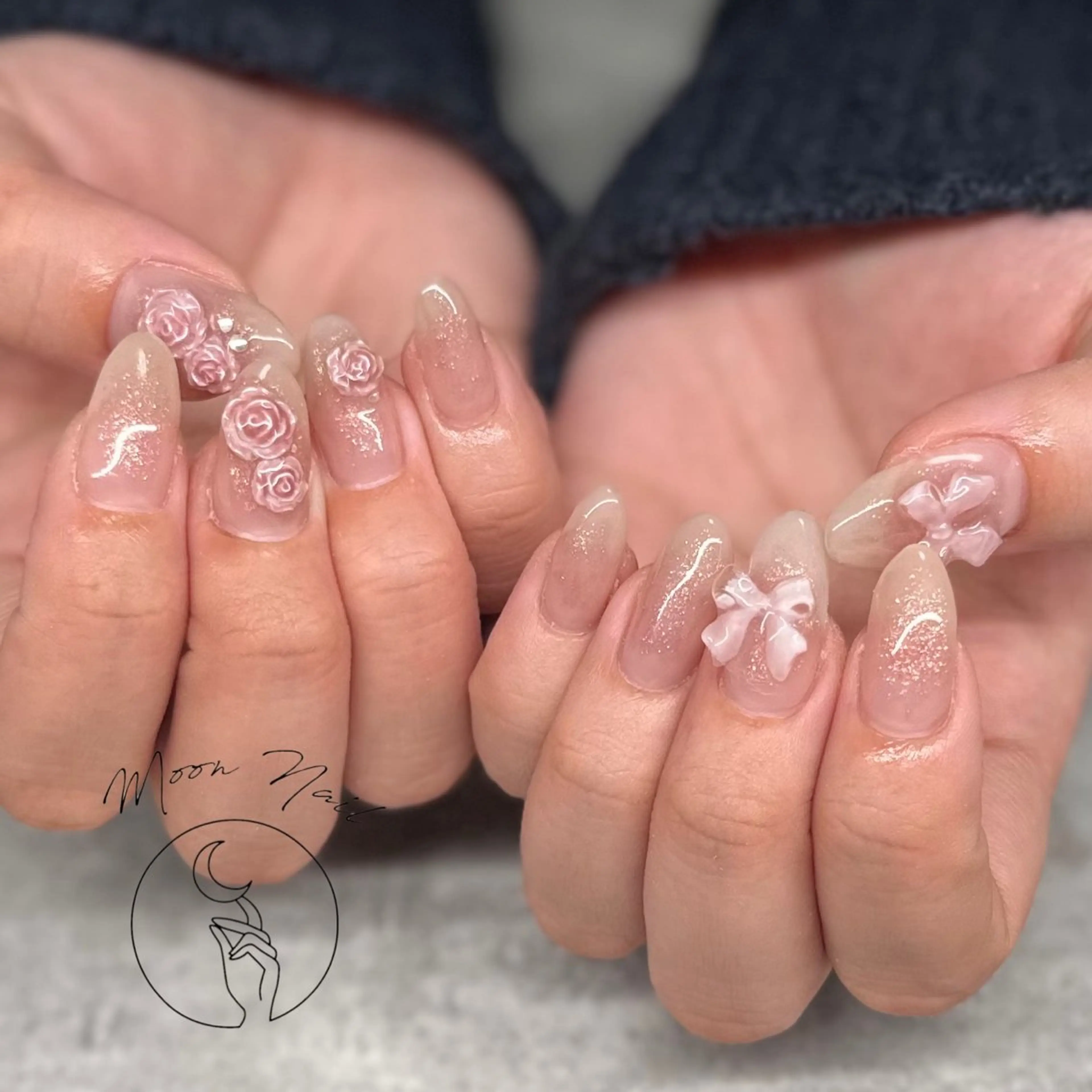 ネイル ハンドネイル Moon  Nail /栄　大須のネイルデザイン