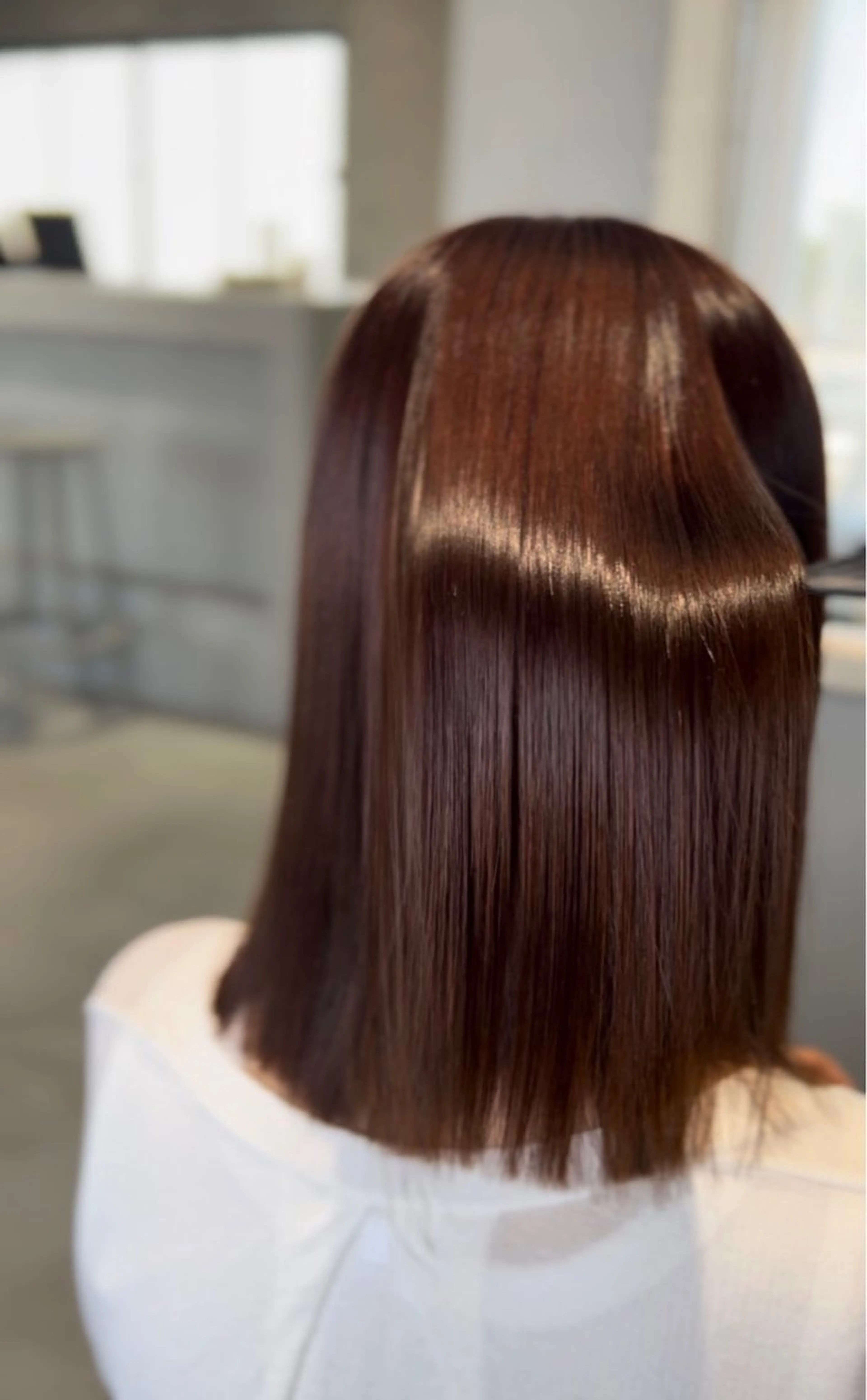ミディアム 縮毛矯正 🖤美髪師🖤 縮毛矯正🥀emiのヘアスタイル