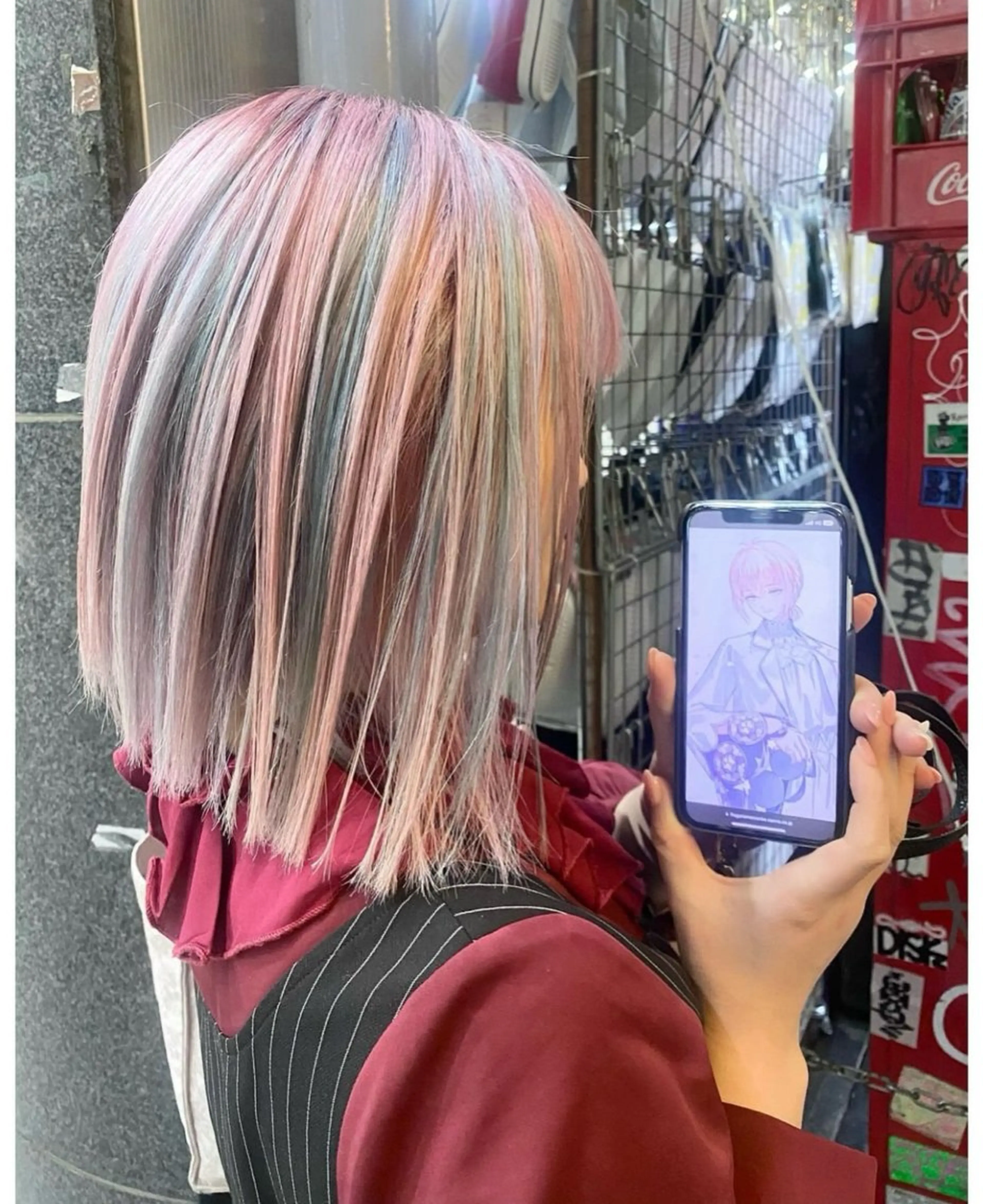 ショート カラー ヘアカラー GARU-ガル-所属・TSUNO🦖 派手髪/オタク美容師のヘアスタイル