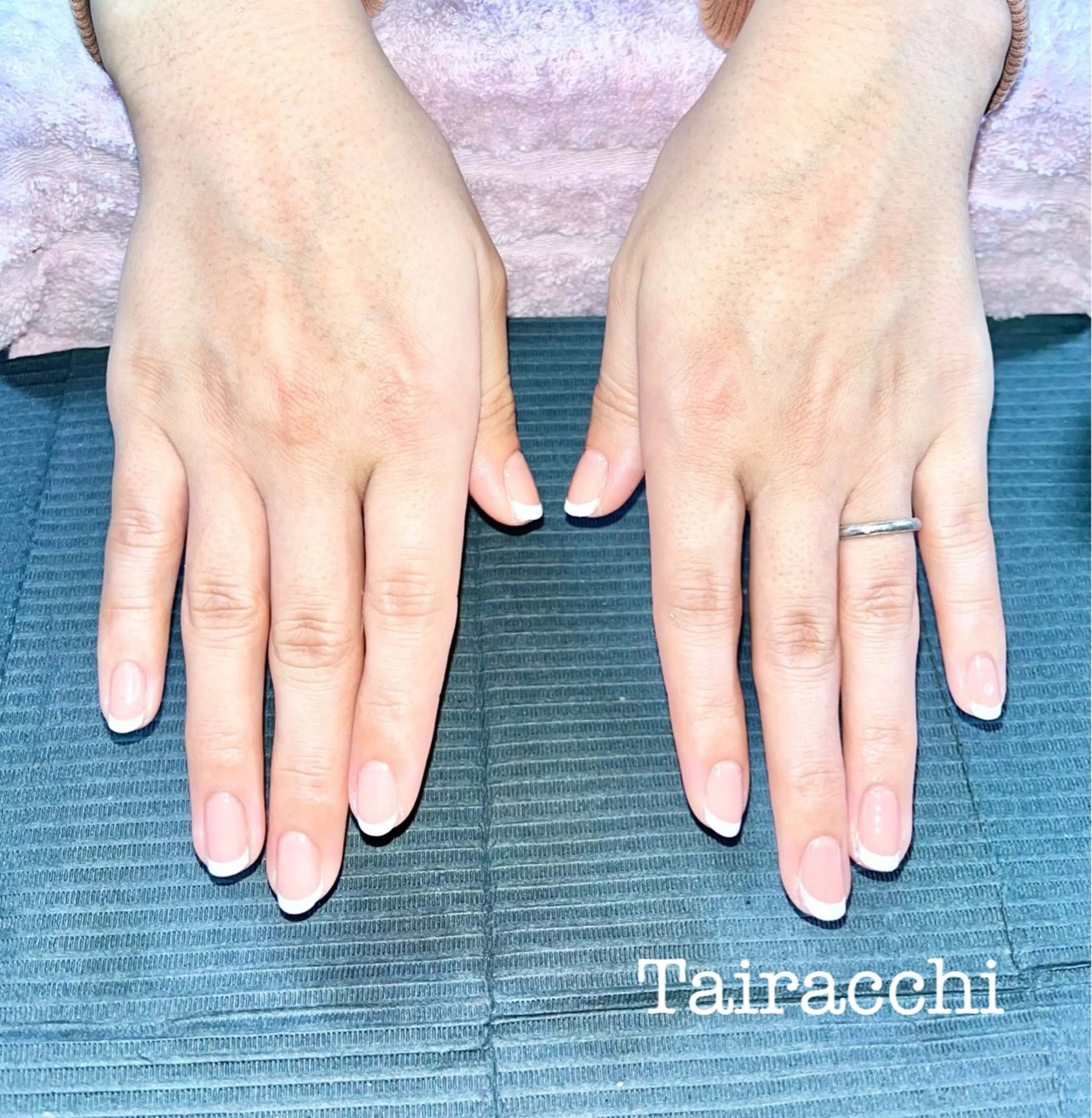 ネイル フレンチネイル Tairacchi ﾀｲﾗｯﾁのネイルデザイン