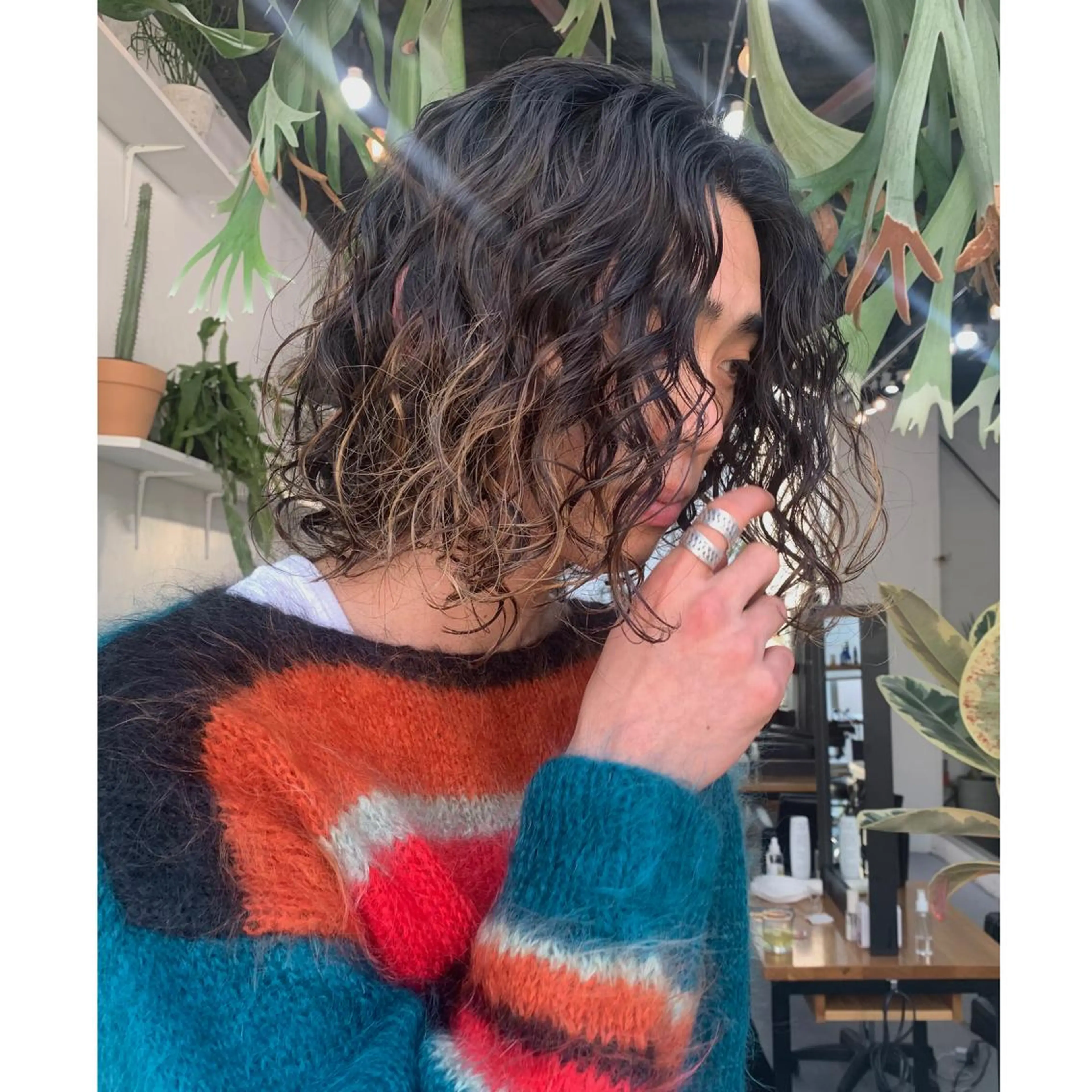 ミディアム パーマ MEY HAIR所属・カットモデル 募集Narumi🌸のヘアスタイル