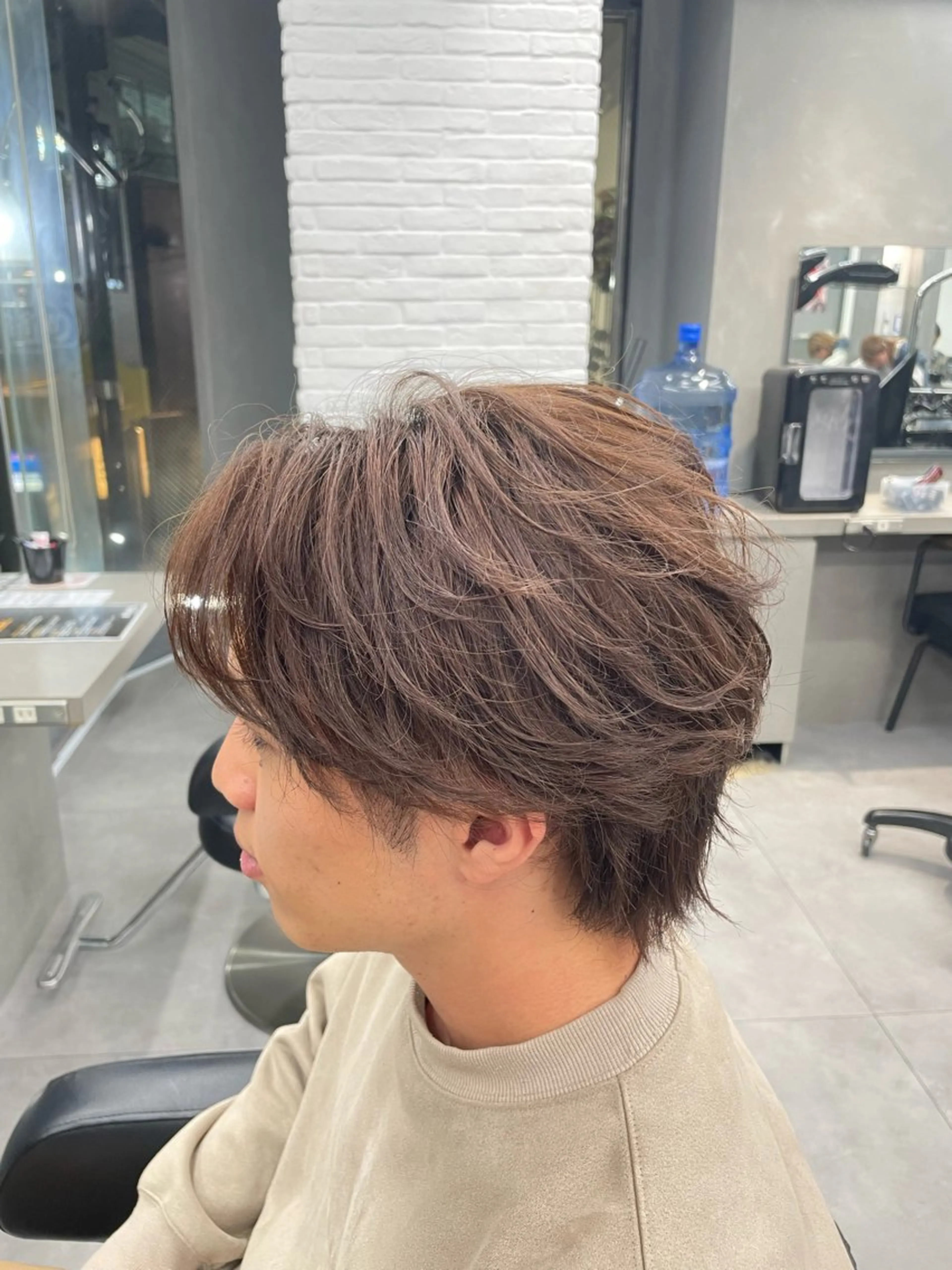 カラー ブリーチ ブリーチなしカラー メンズカット/ 大雅のヘアスタイル