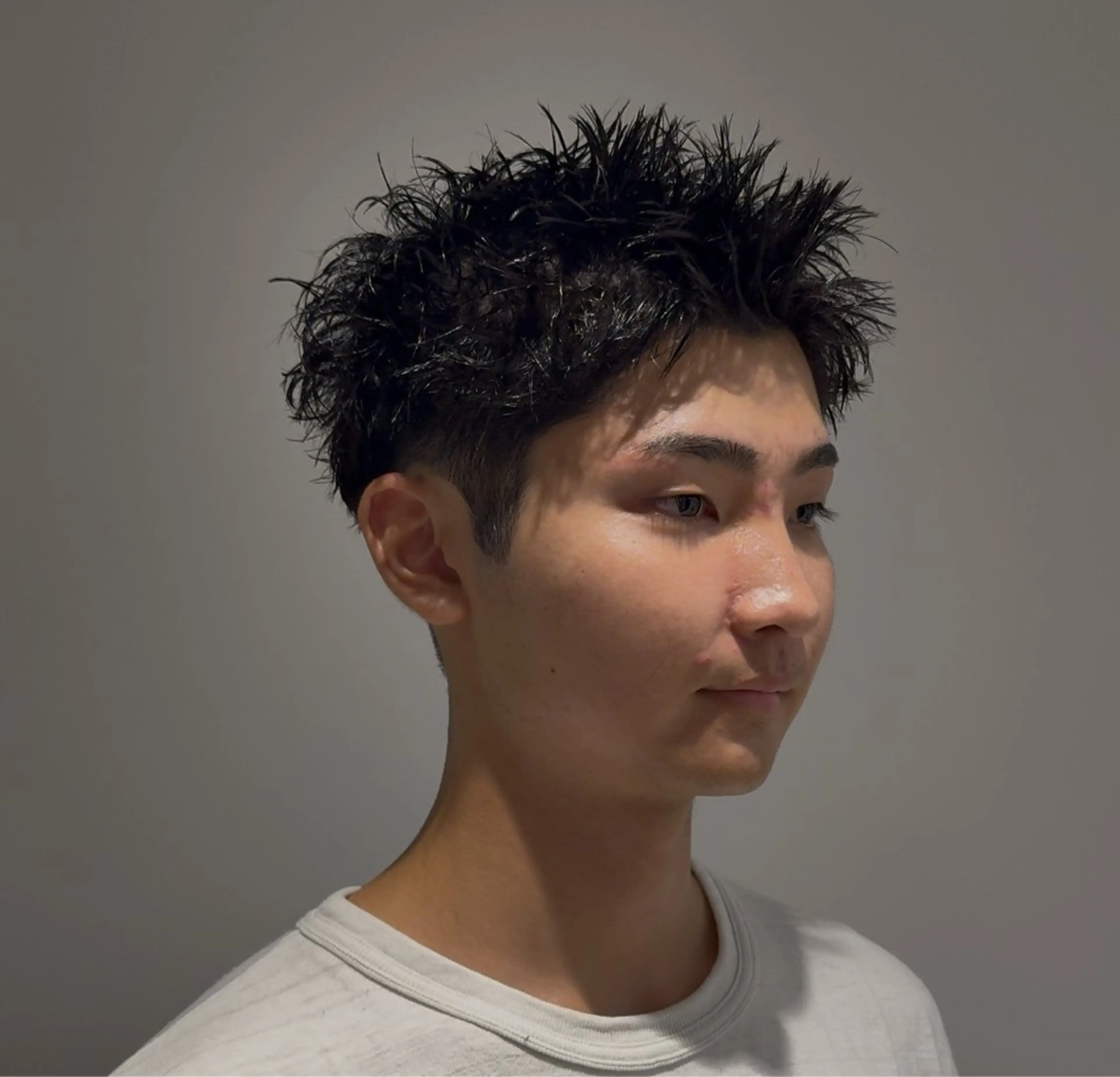 パーマ メンズ カット パーマ メンズパーマ&メンズ ショートの職人/岡田のヘアスタイル