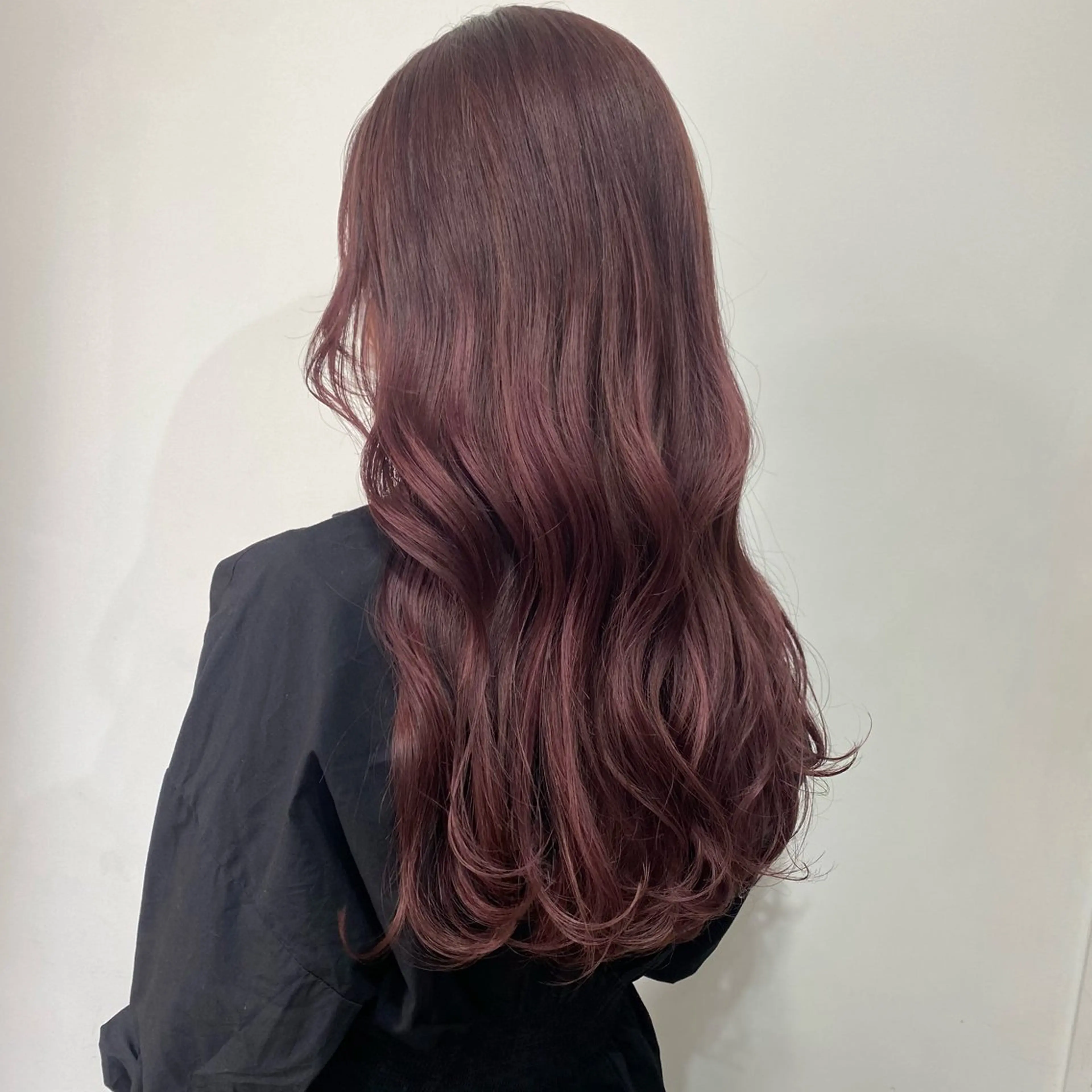 ロング カラー ピンクカラー ピンクパープル パープルカラー 髙橋 秀果のヘアスタイル
