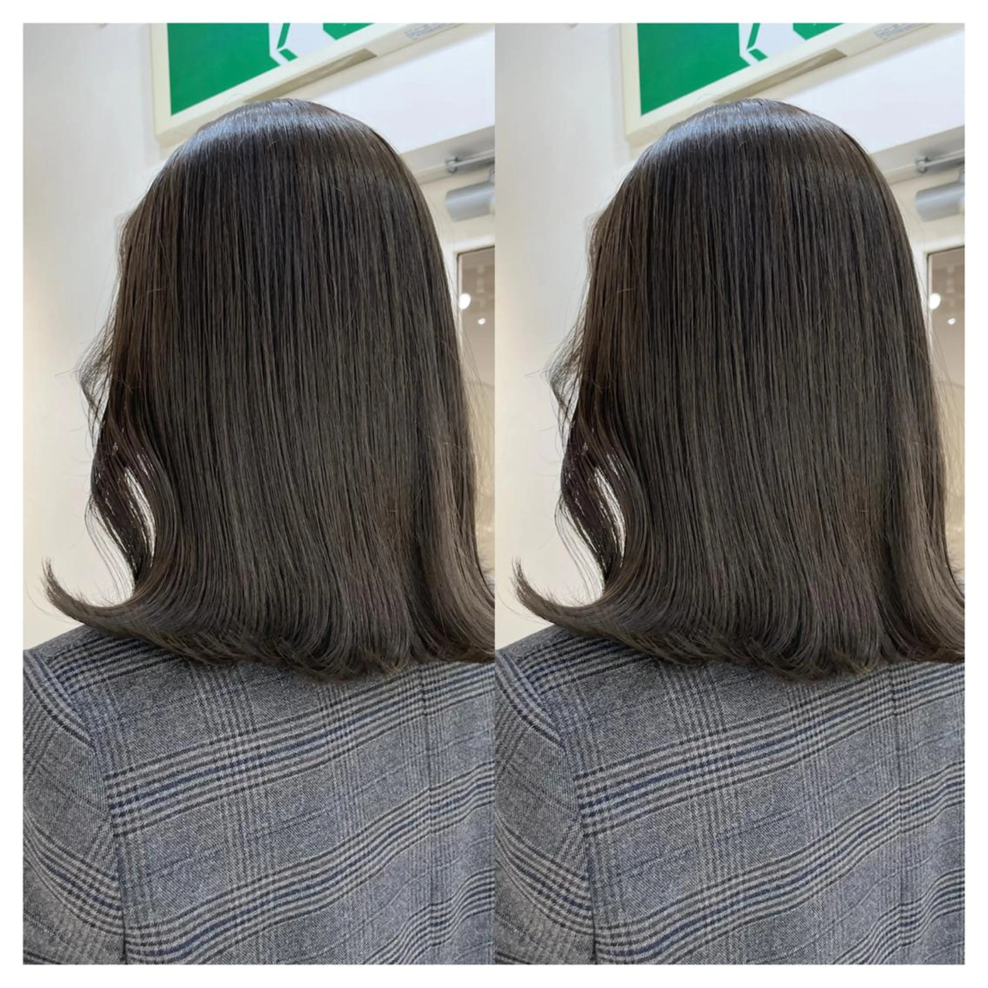 ミディアム カラー ヘアカラー トリートメント 村山 茉衣のヘアスタイル