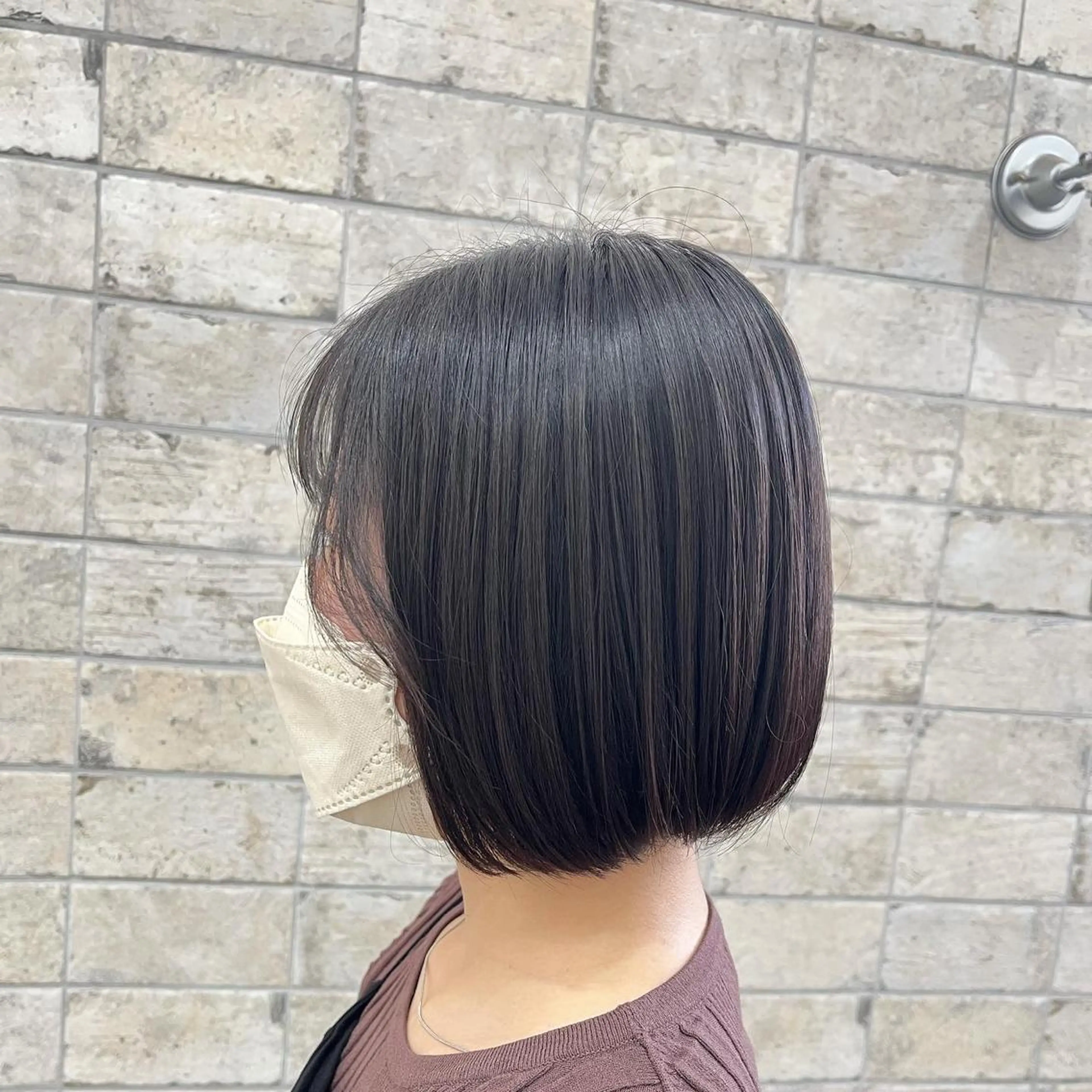 ミディアム カット トリートメント 橋本 桂のヘアスタイル