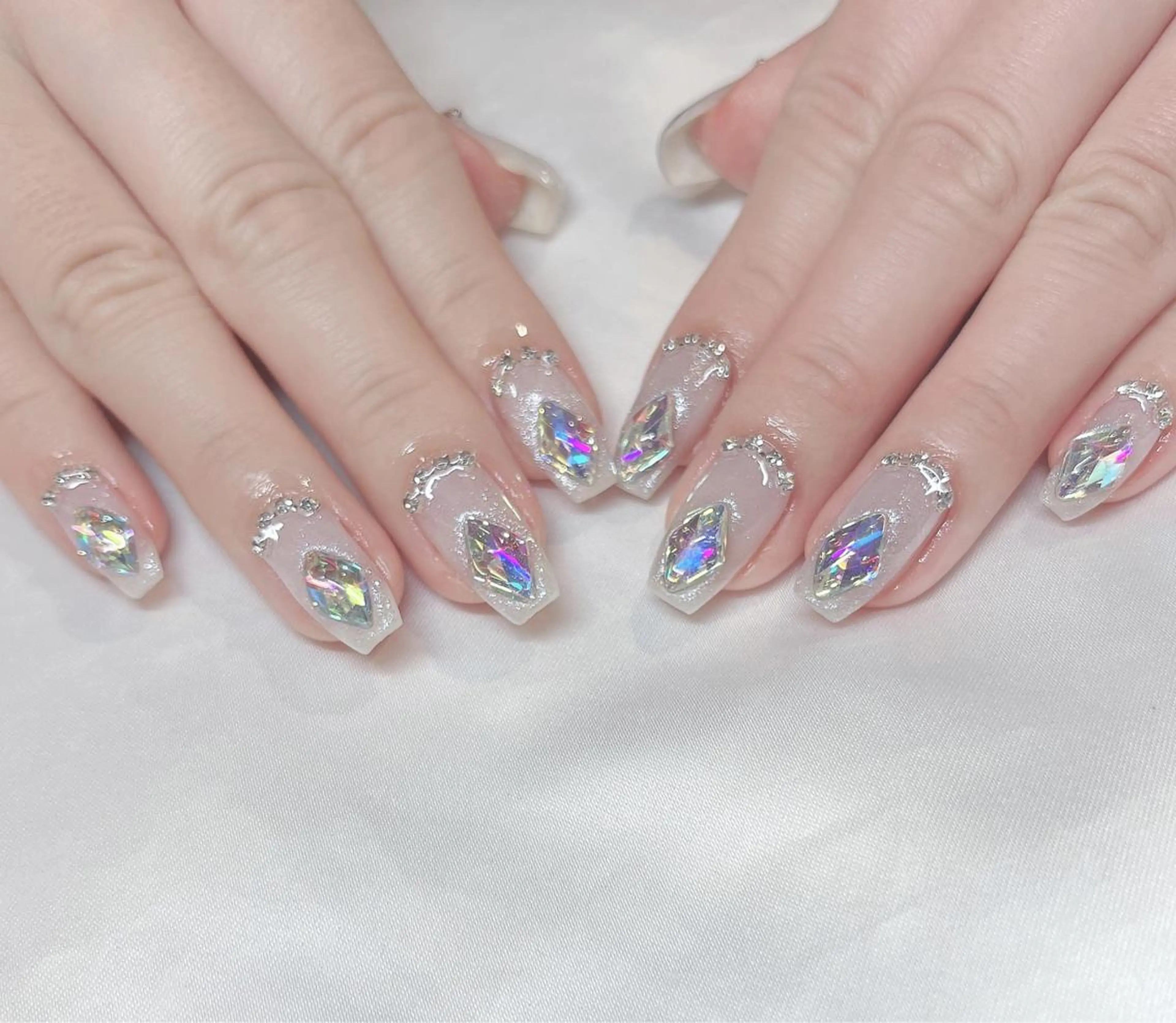 ネイル キラキラネイル ハンドネイル nailsalon moca 堀江店所属・moca堀江店 momokaのネイルデザイン