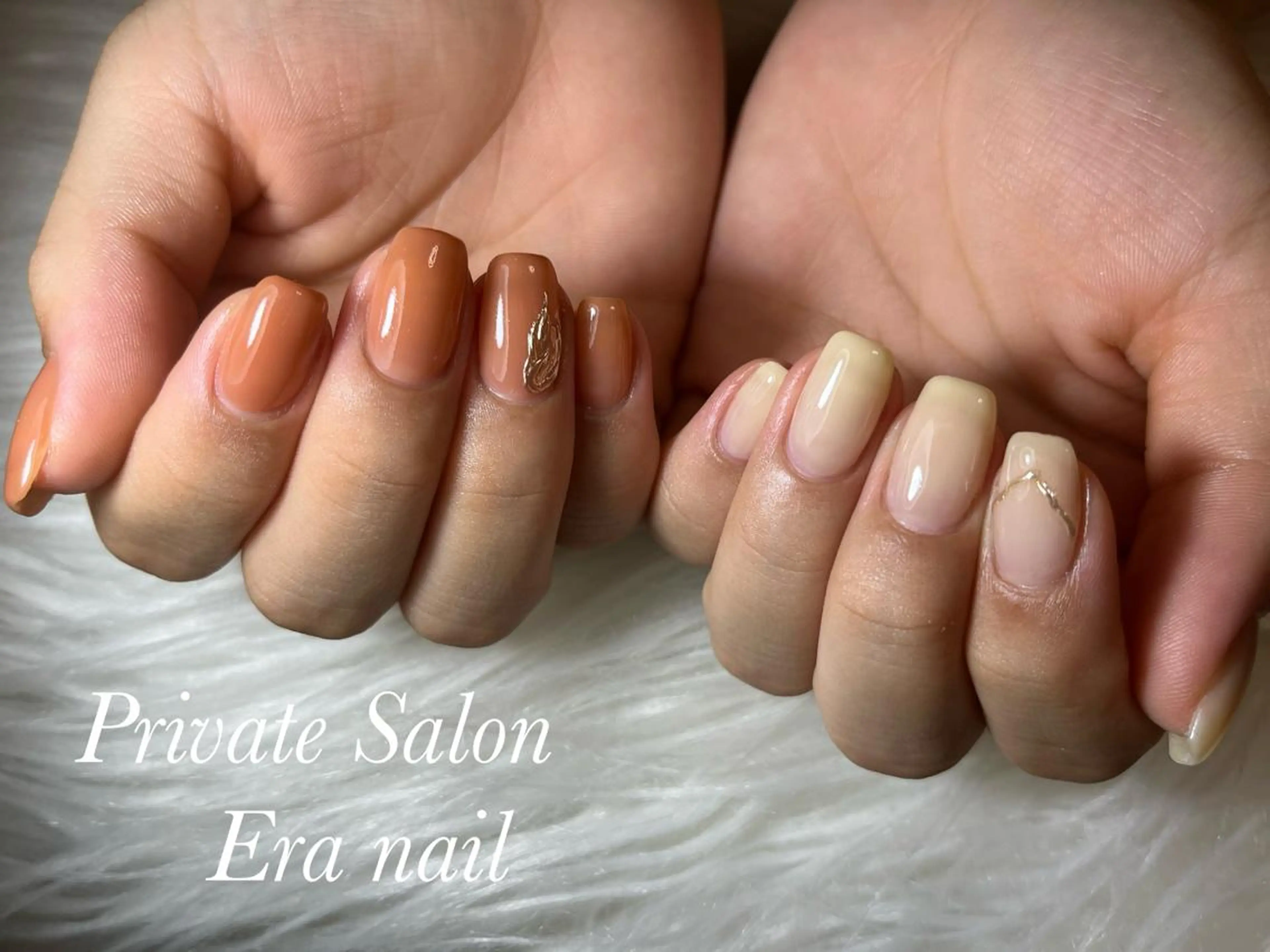 ネイル ミラーネイル ワンカラーネイル ハンドネイル Era nailのネイルデザイン