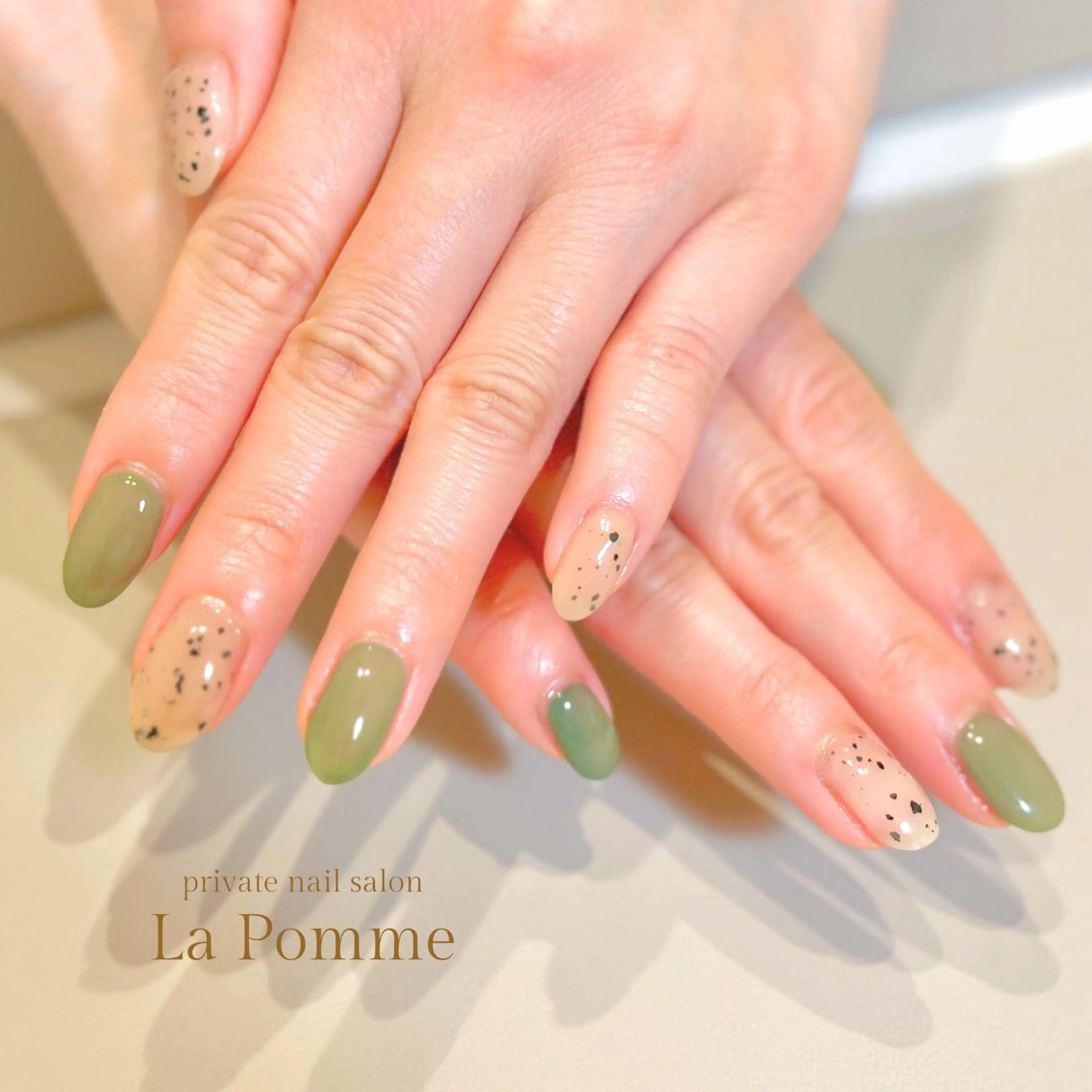 ネイル ハンドネイル nail salon La Pommeのネイルデザイン
