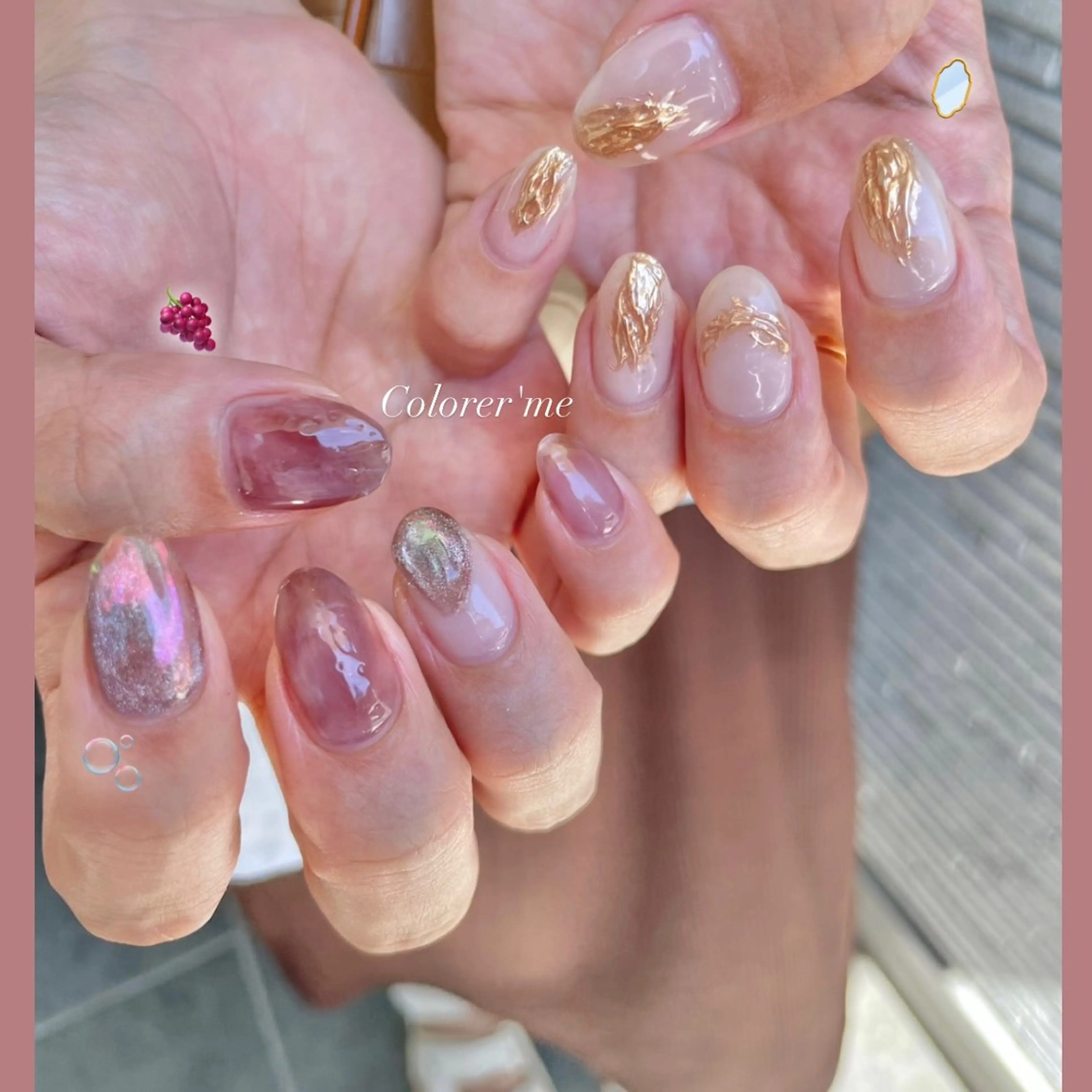 ネイル ニュアンスネイル Colorer'me クロレミーのネイルデザイン