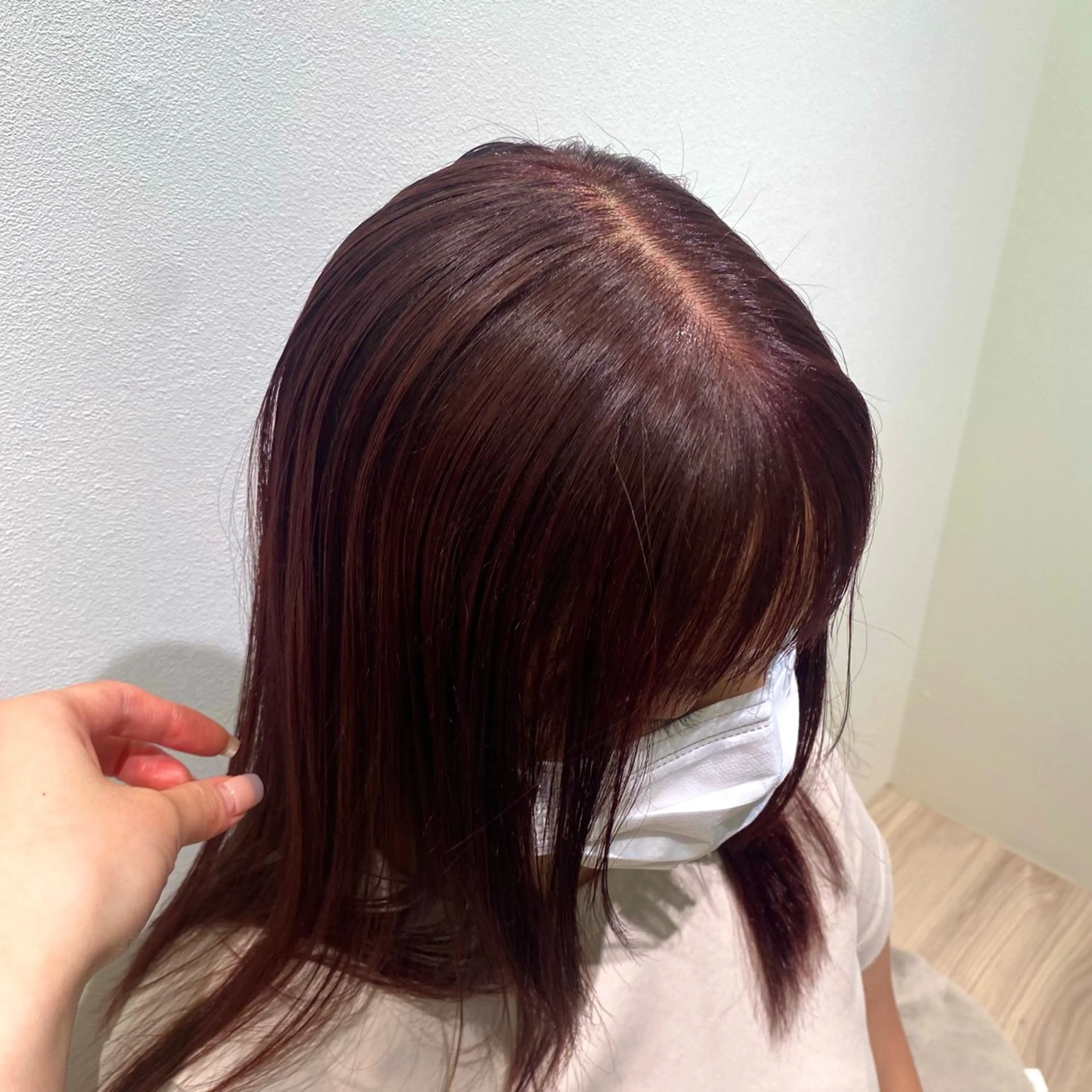 セミロング カットカラー縮毛矯正 募集／Otohaのヘアスタイル