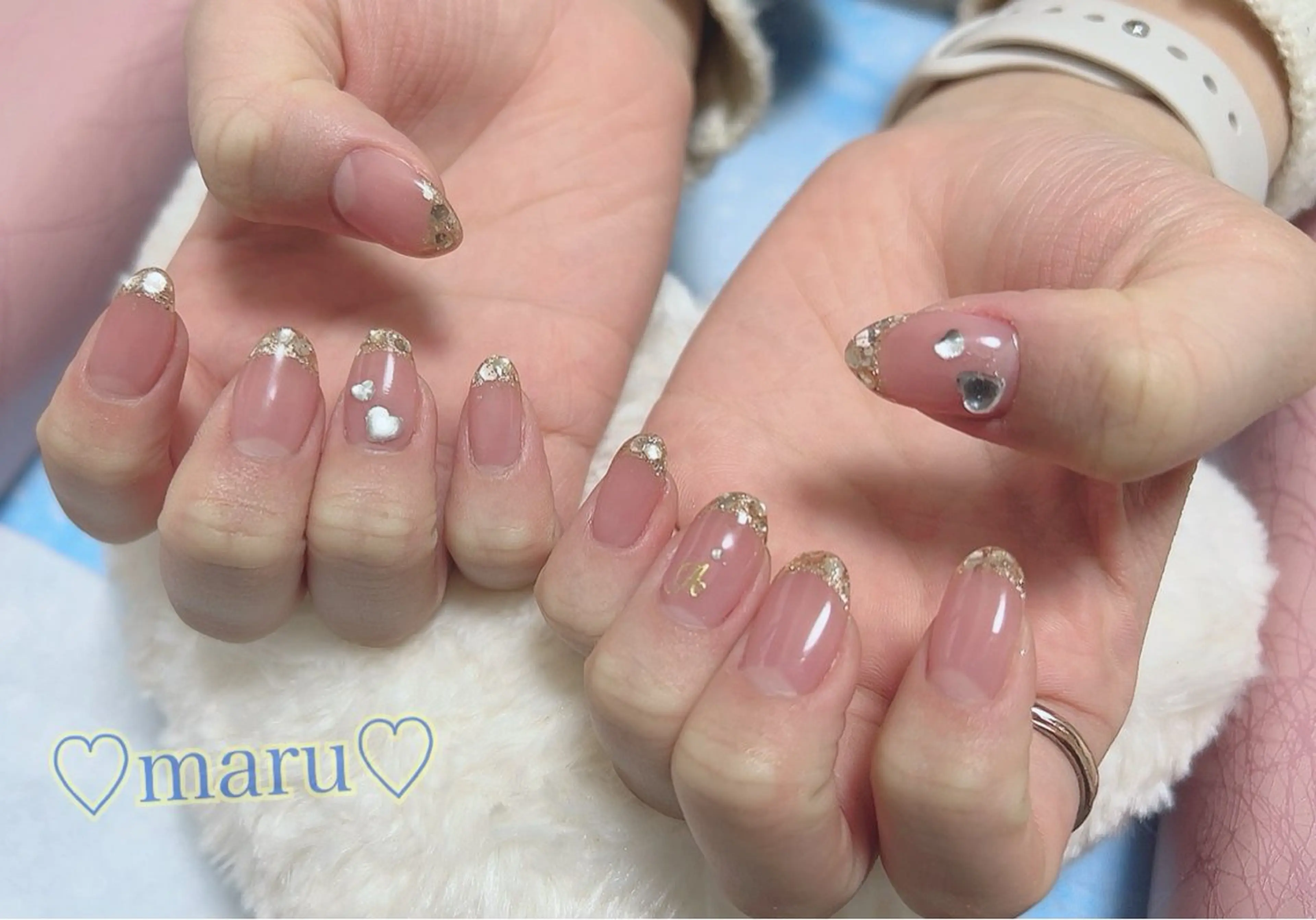 ネイル ハンドネイル フットネイル まるみ ♡のネイルデザイン