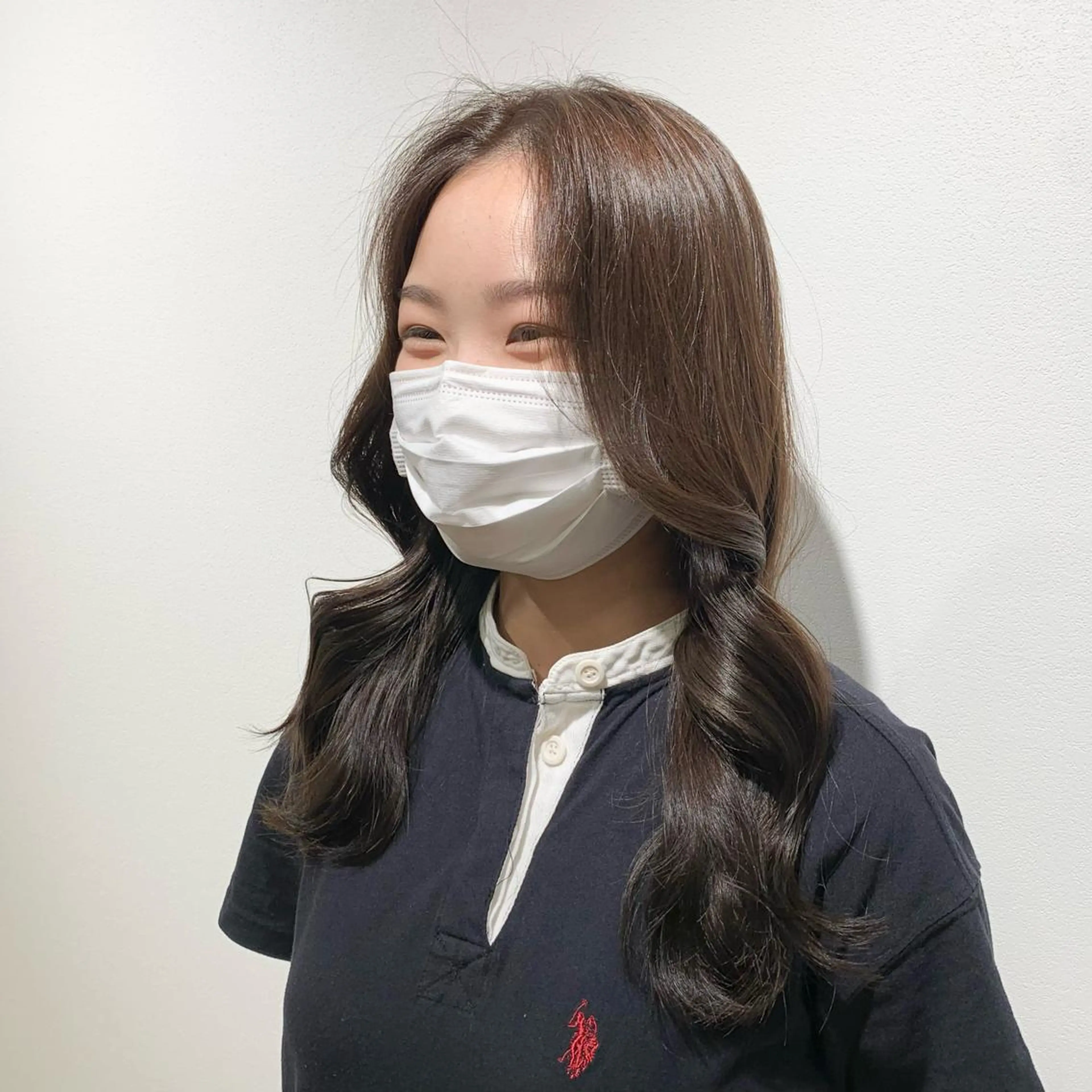 ロング カラー ヘアアレンジ キヨミ 韓国レイヤーカットのヘアスタイル