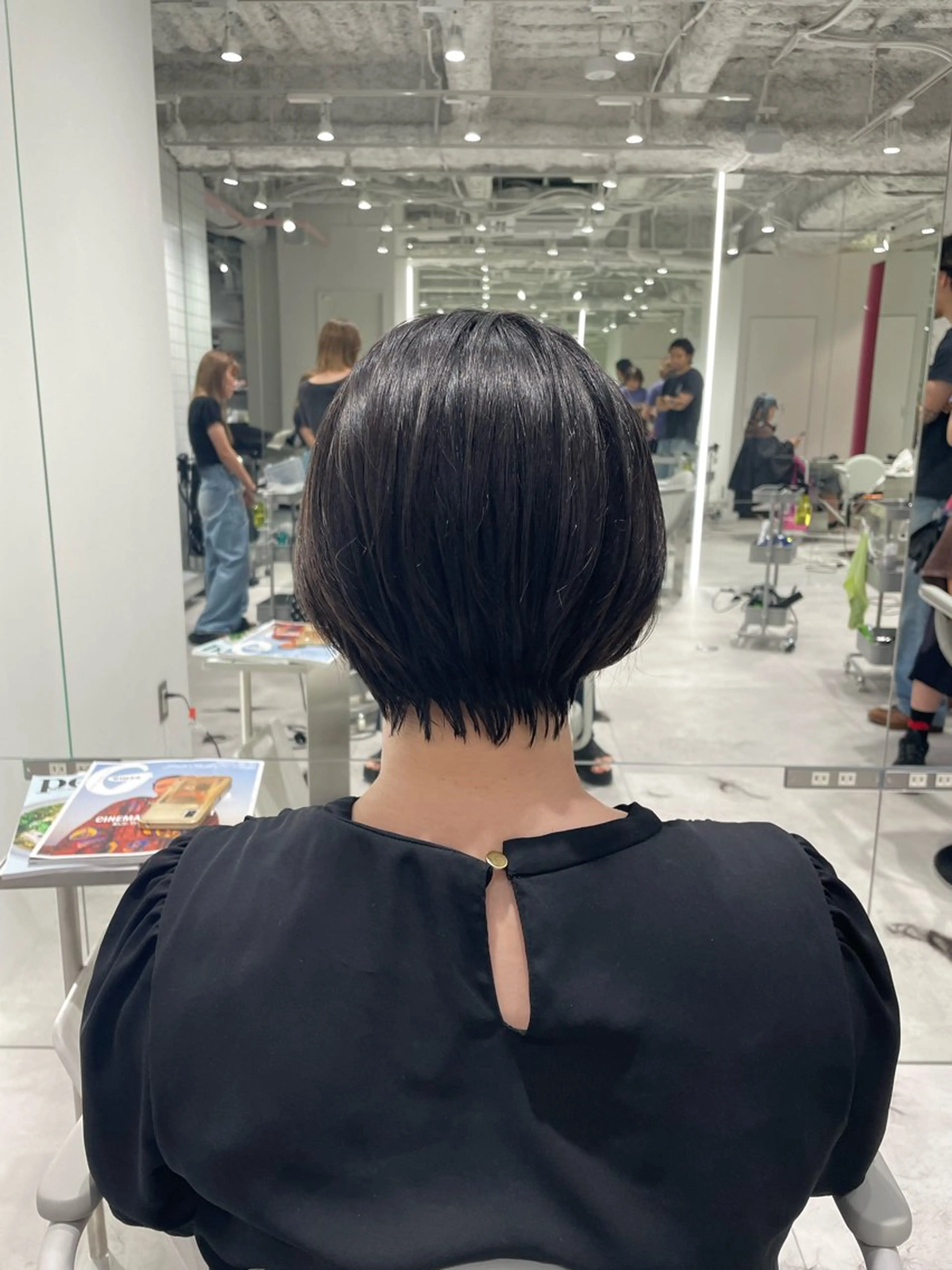 ショート ショートヘア 石川 優奈のヘアスタイル