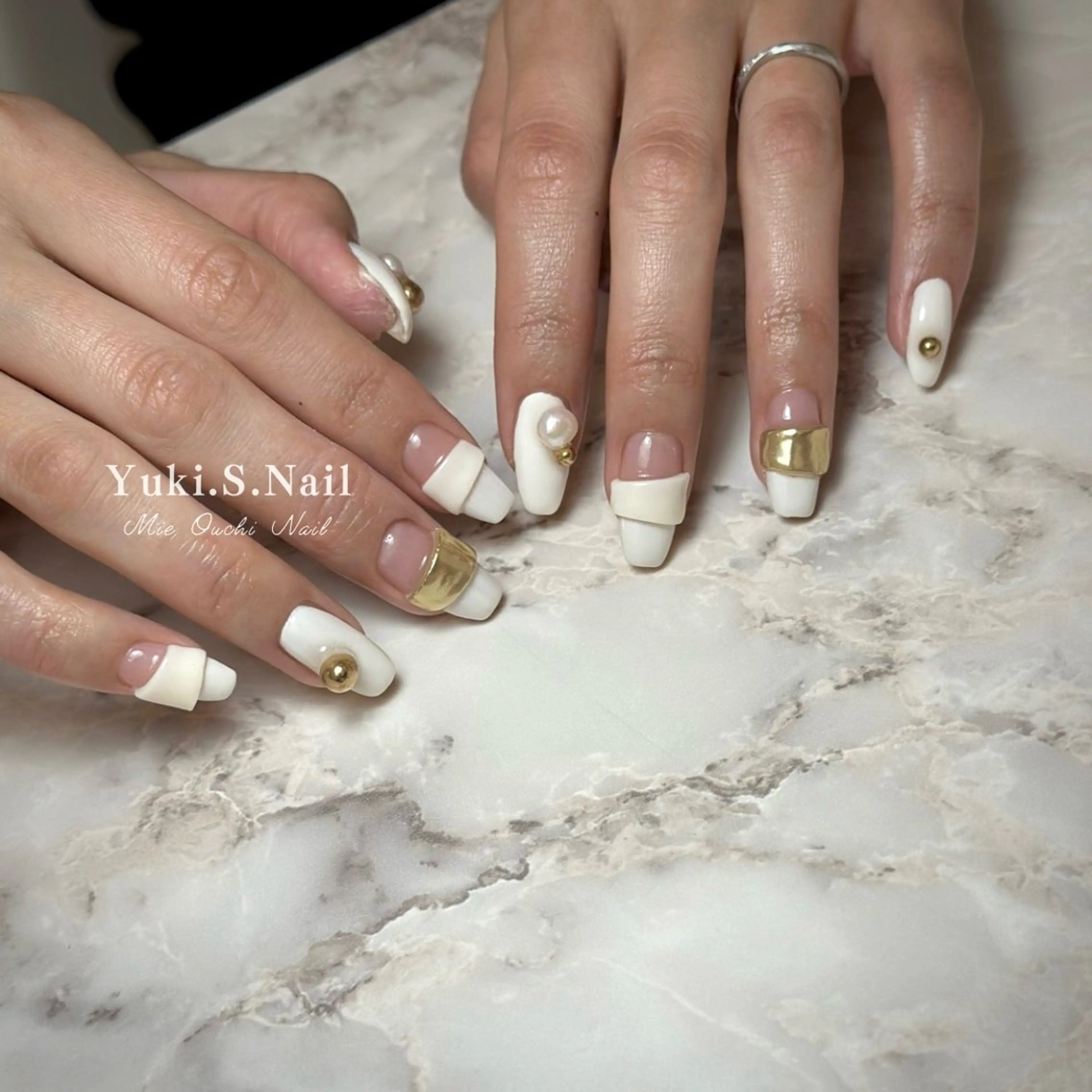 ロング ハンドネイル Yuki S.Nailのネイルデザイン