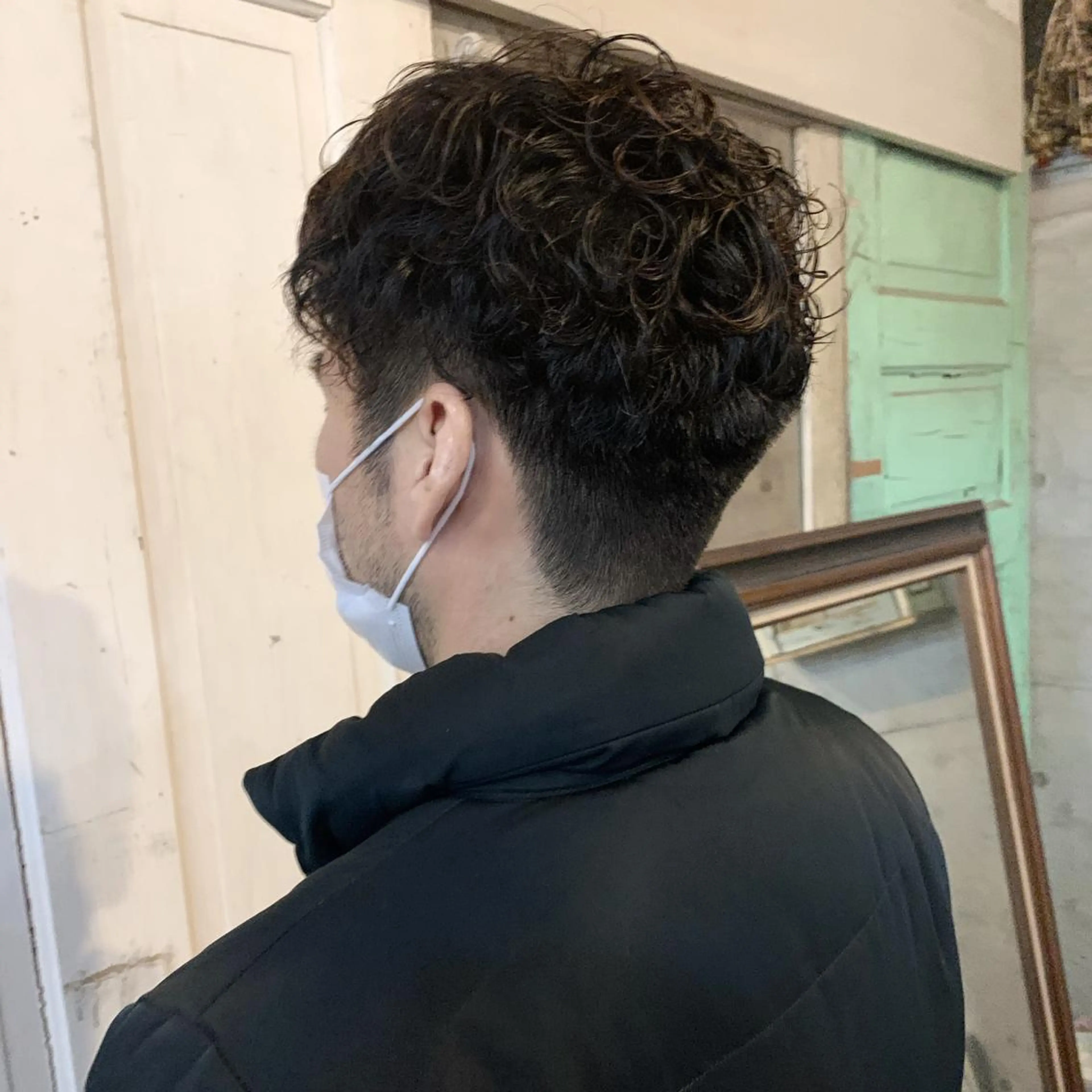 ショート パーマ カット パーマ kimika🥑 メンズ/髪質改善のヘアスタイル