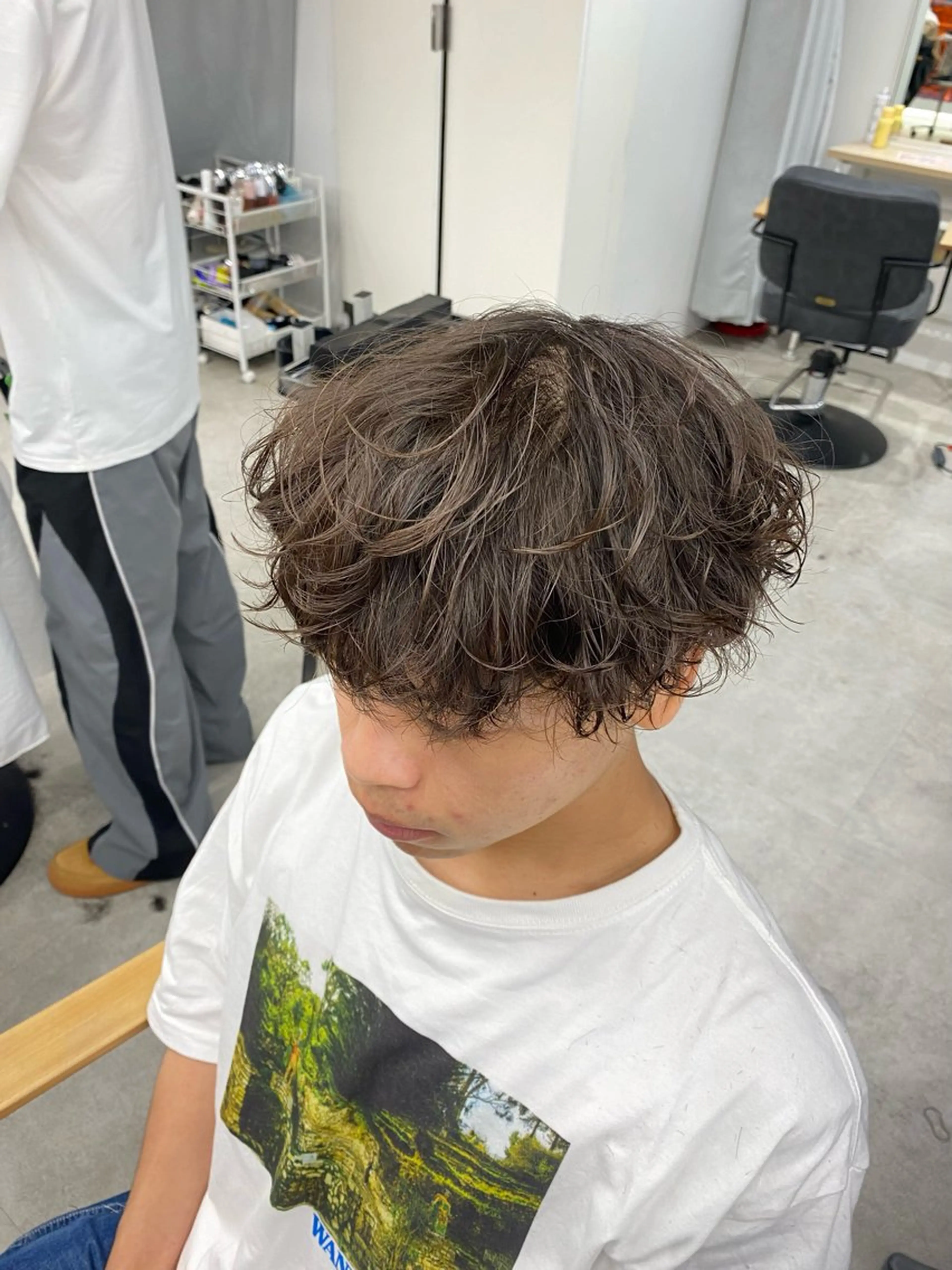 パーマ メンズ カット パーマ シャドウパーマ/ メンズ特化のヘアスタイル